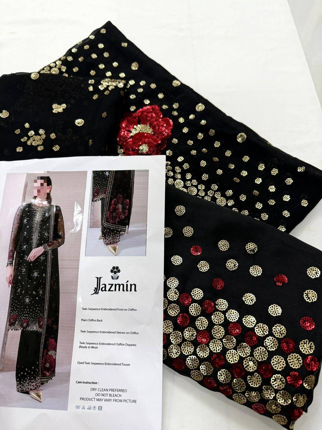 JAZMIN BLING SEQUENCE CHIFFON