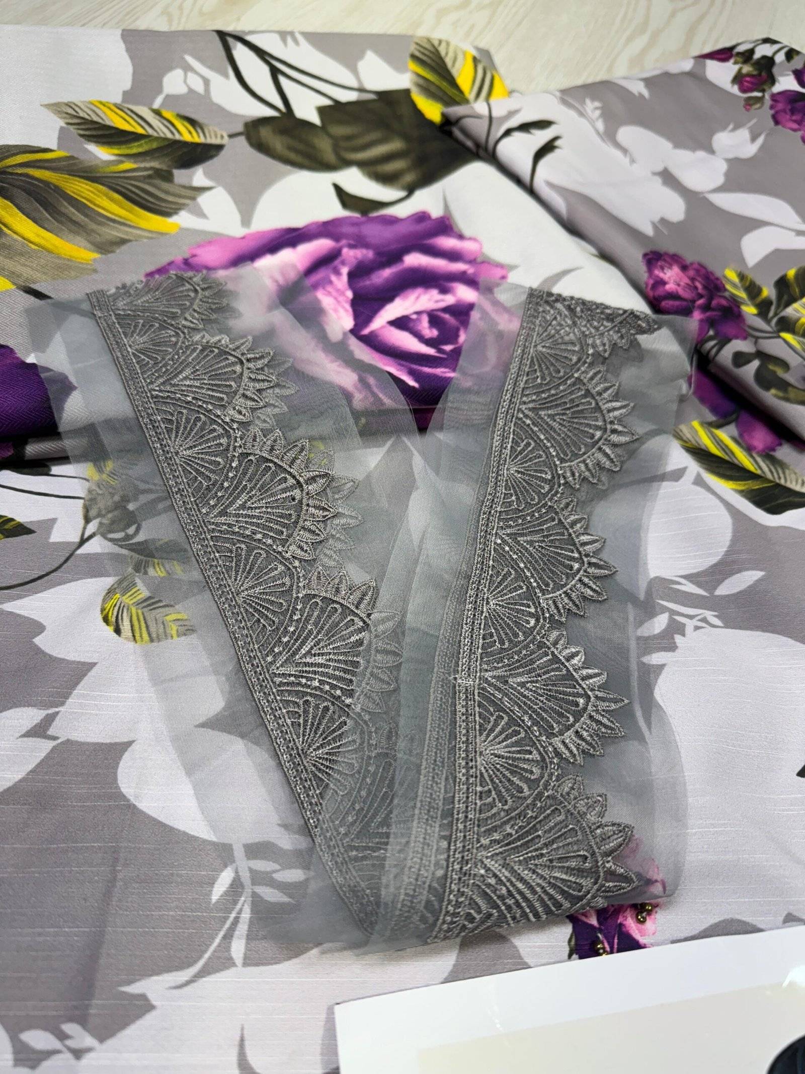 KHADDAR MELO PURPLE-Grey