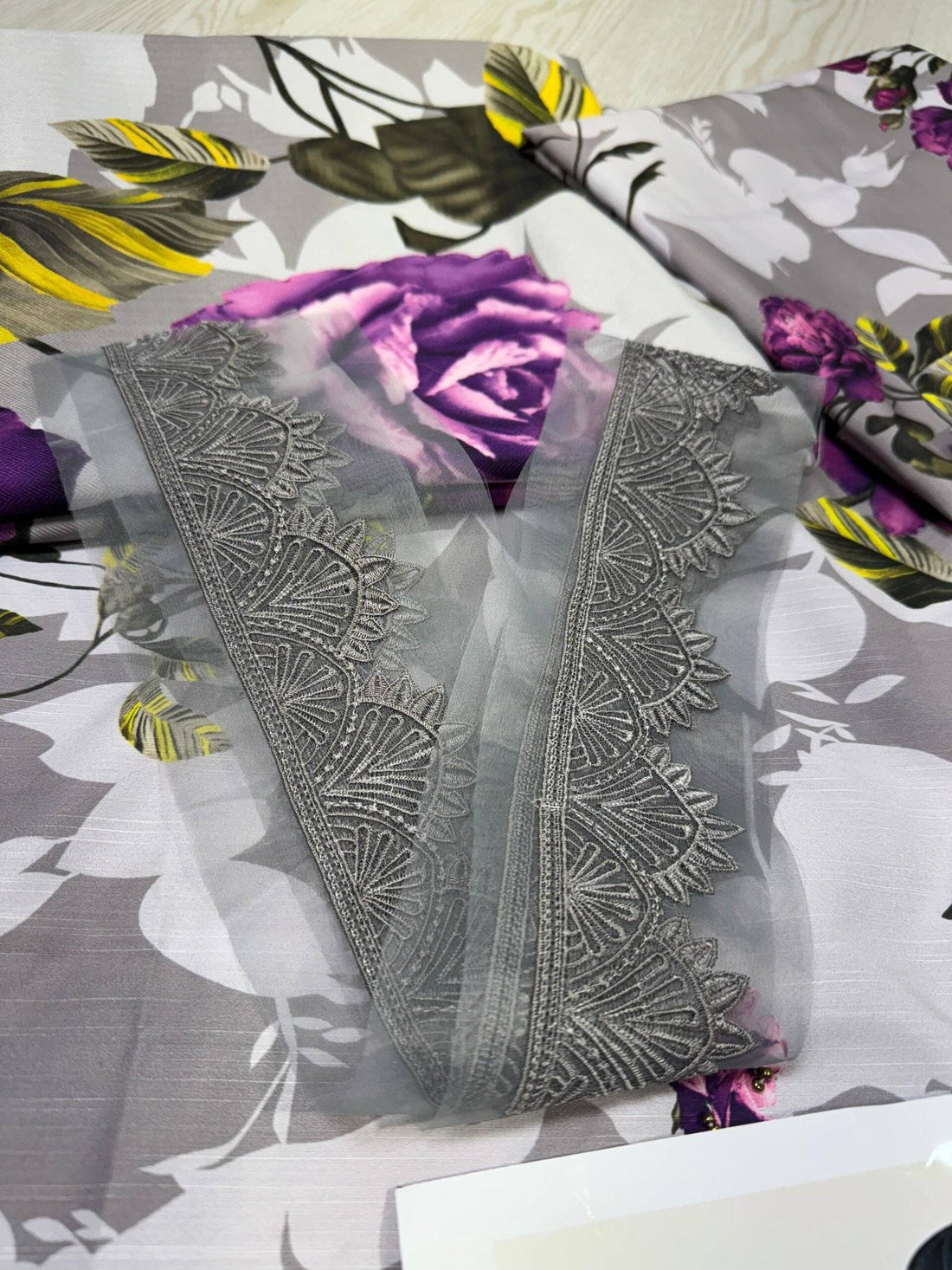 KHADDAR MELO PURPLE-Grey