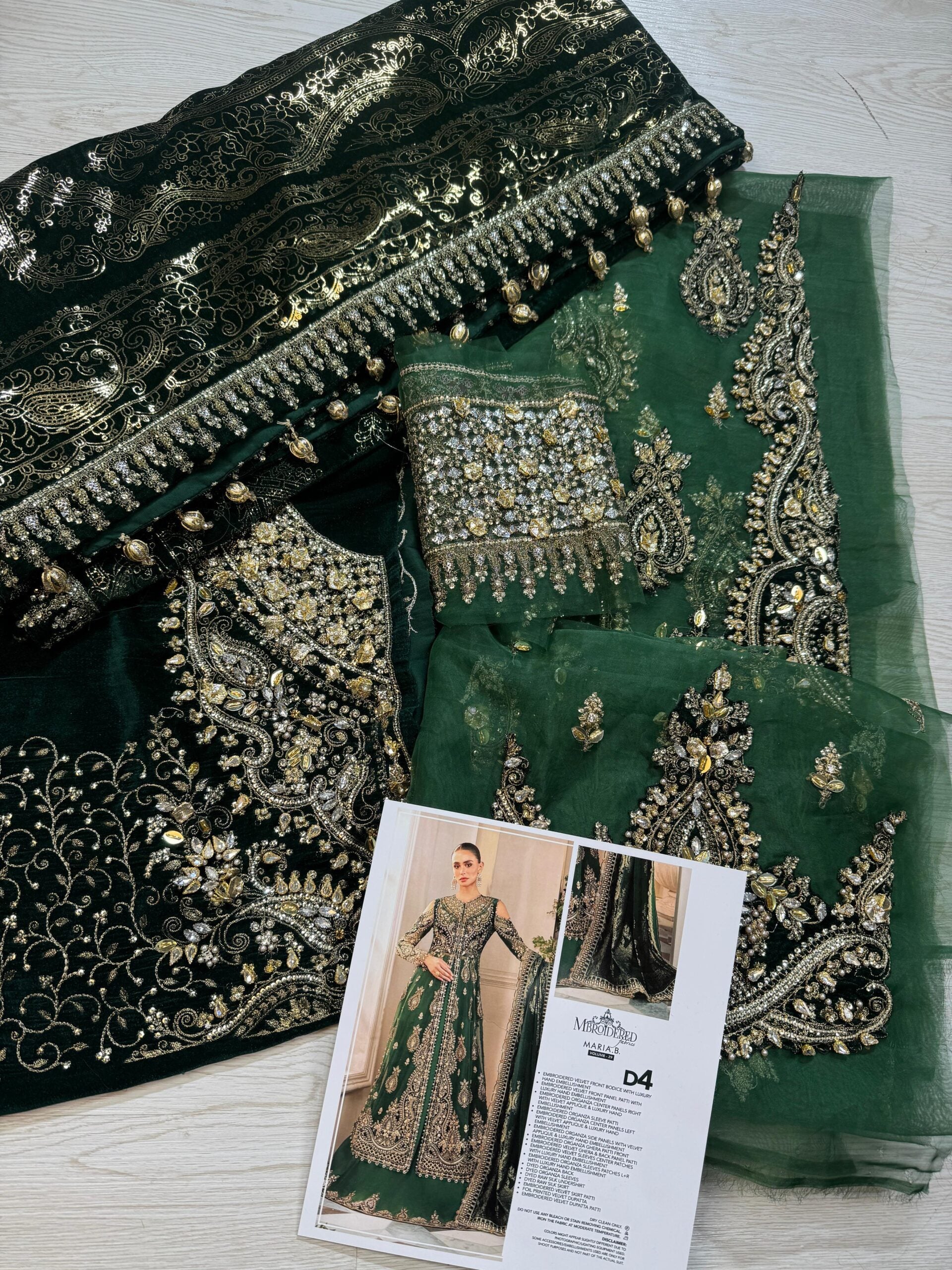 M.B BRIDAL ROYAL GREEN