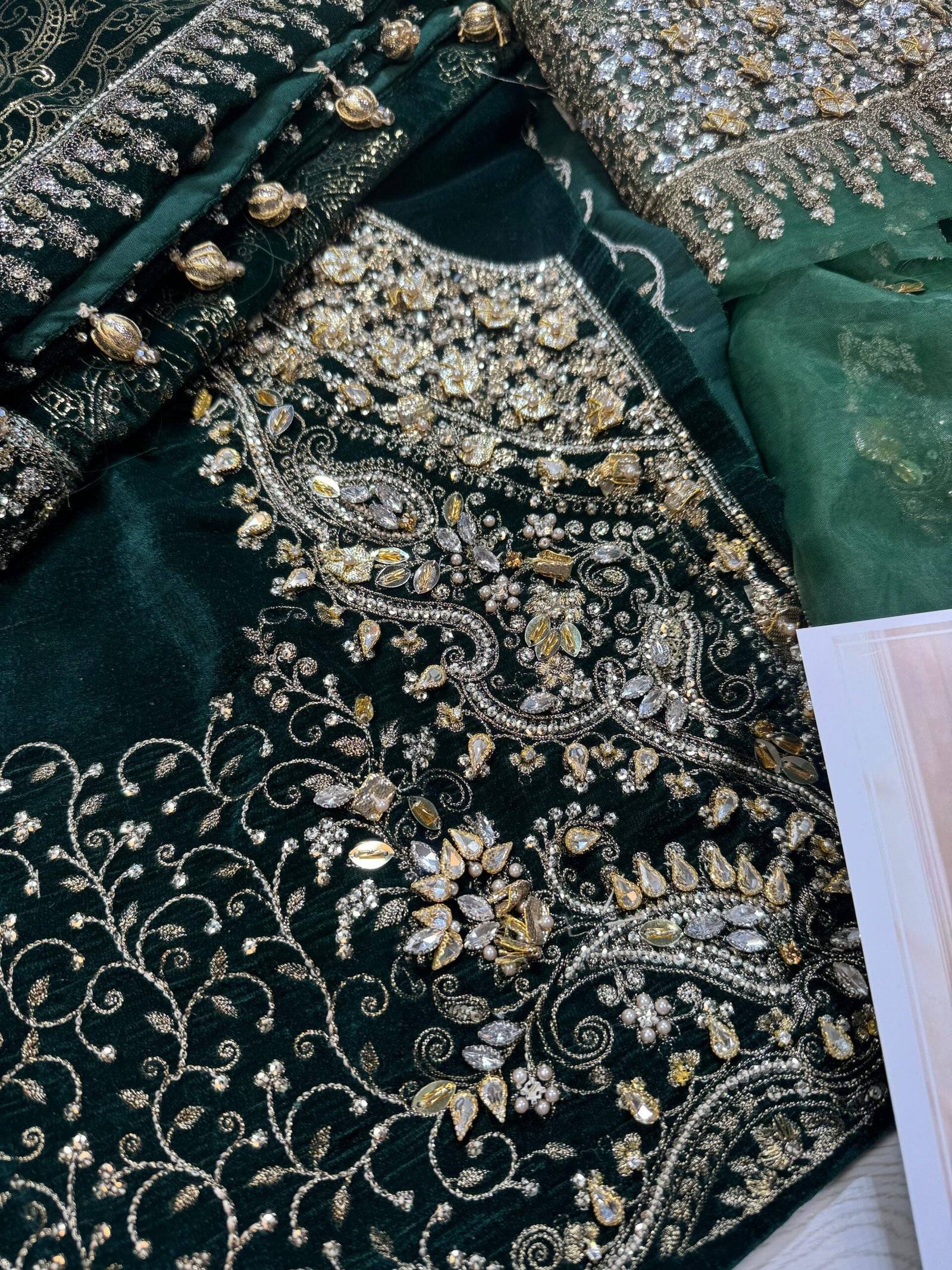 M.B BRIDAL ROYAL GREEN
