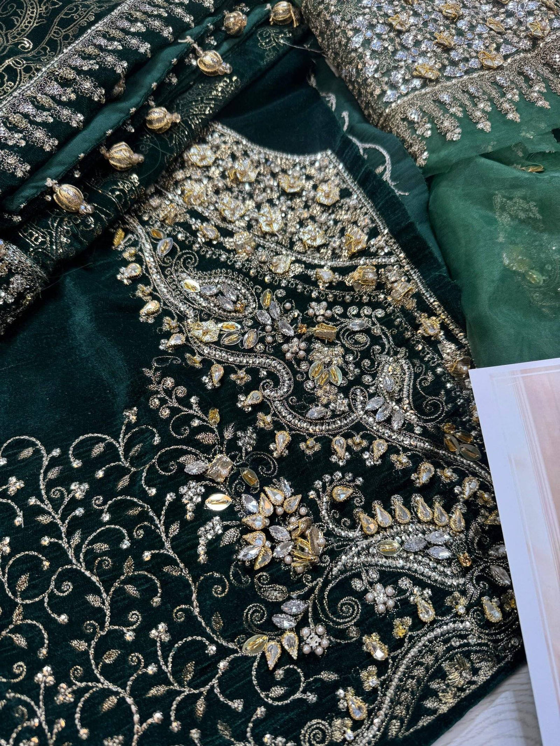 M.B BRIDAL ROYAL GREEN