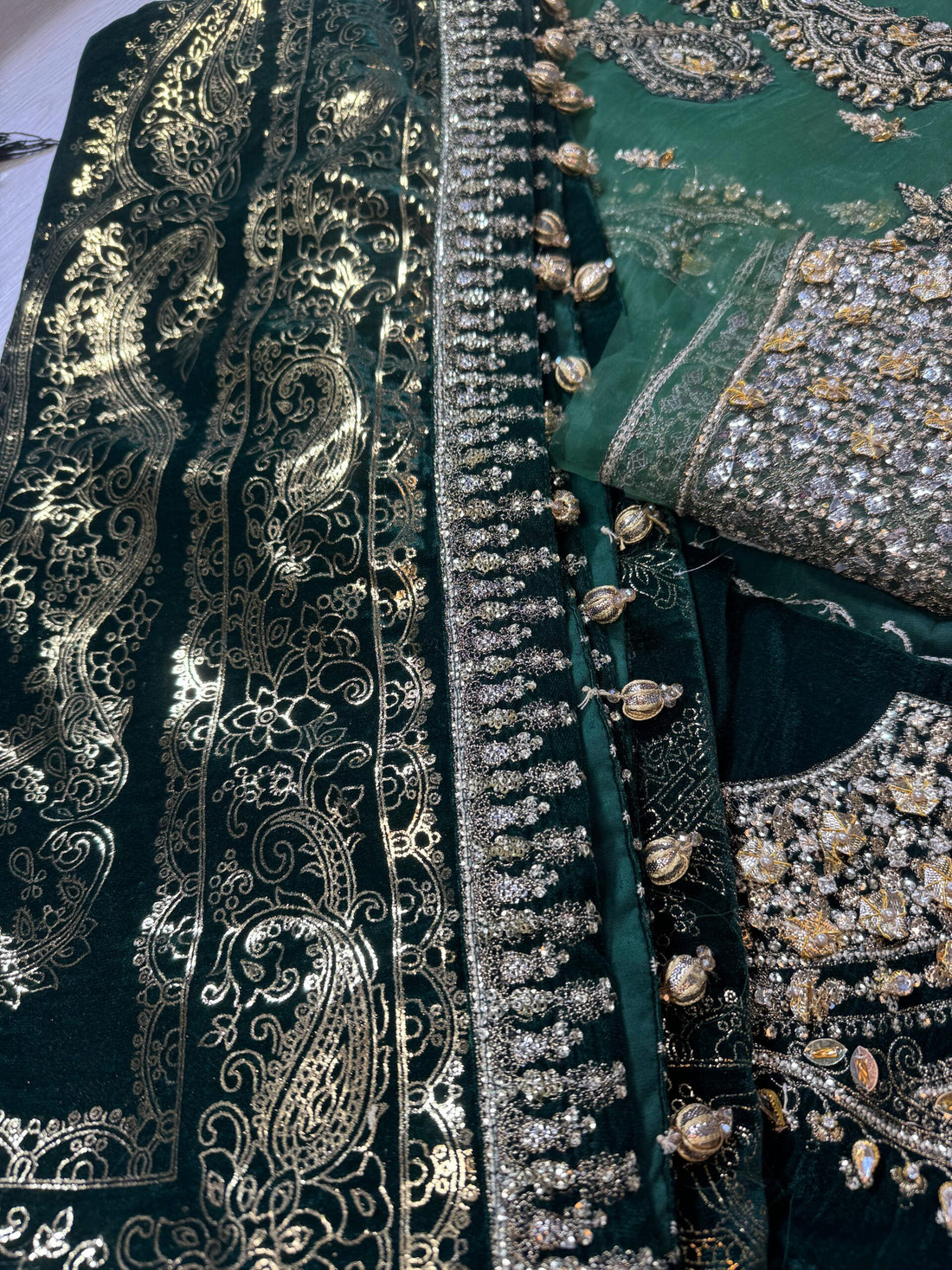 M.B BRIDAL ROYAL GREEN