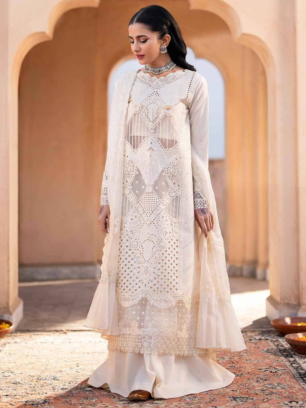 BINILYAS LAWN CREAMY BAREEZE