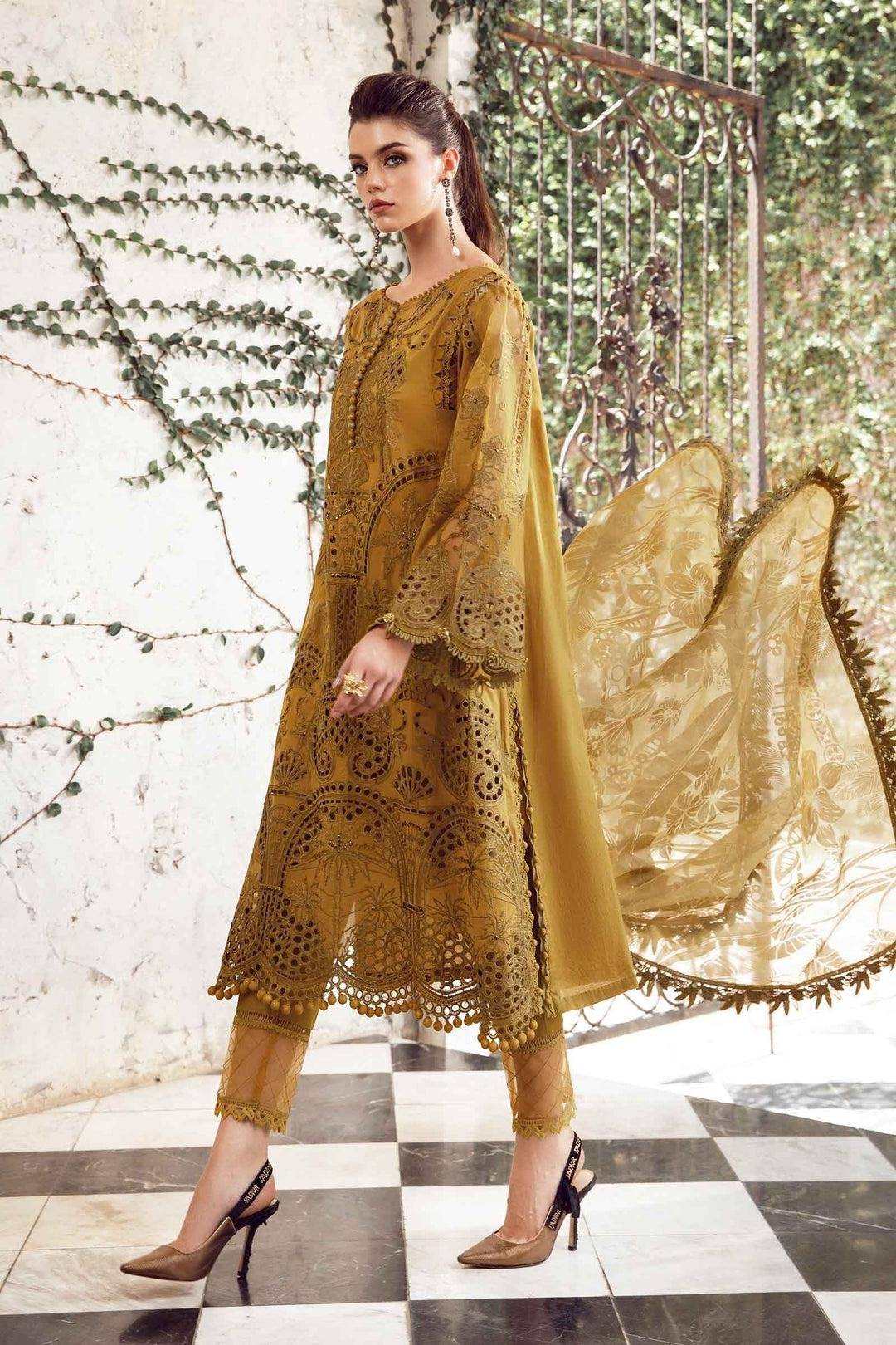 MEBRIODERED LAWN MUSTARD SHIFFLE