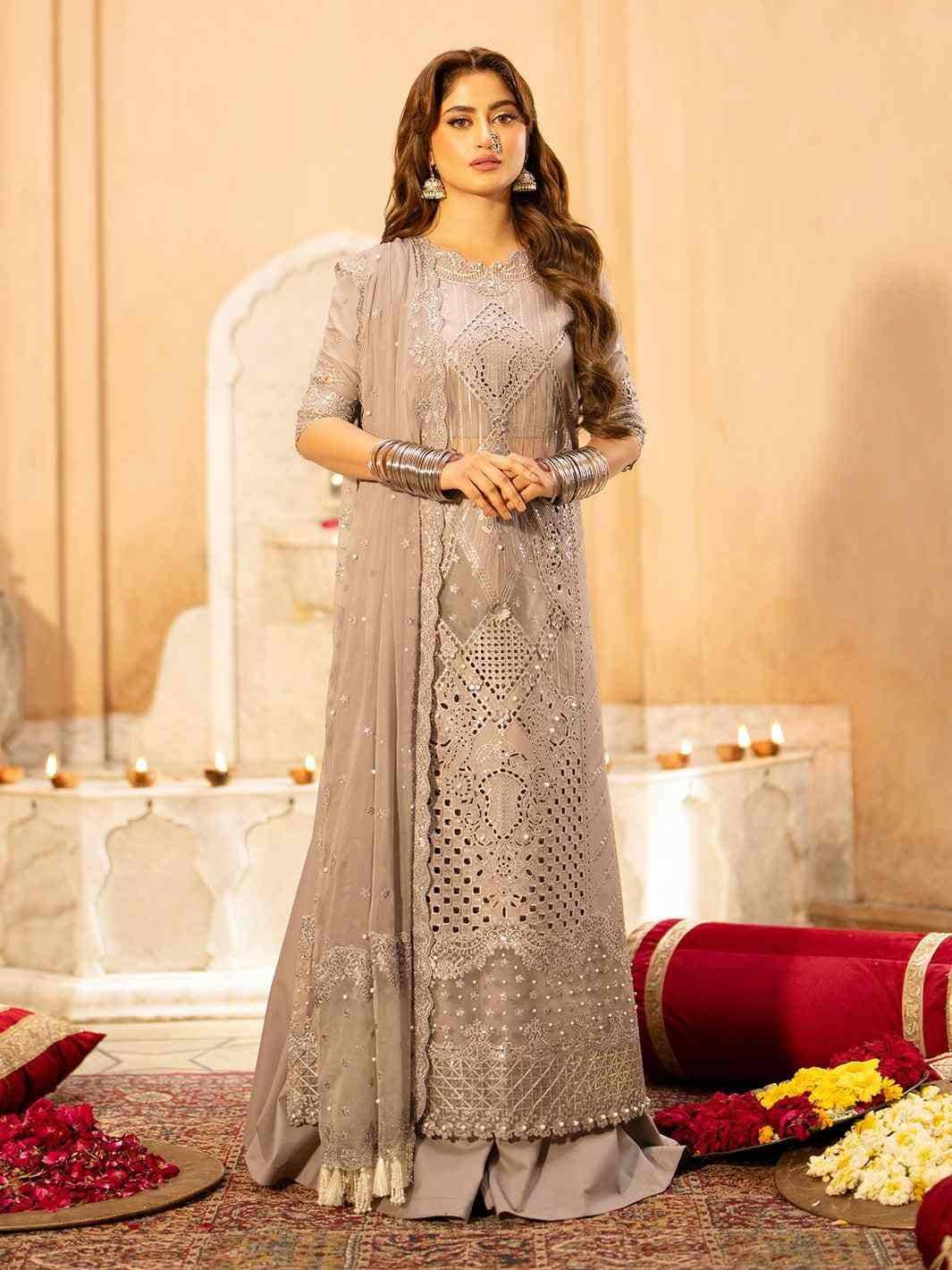 BINILYAS DILBARO LAWN GREY