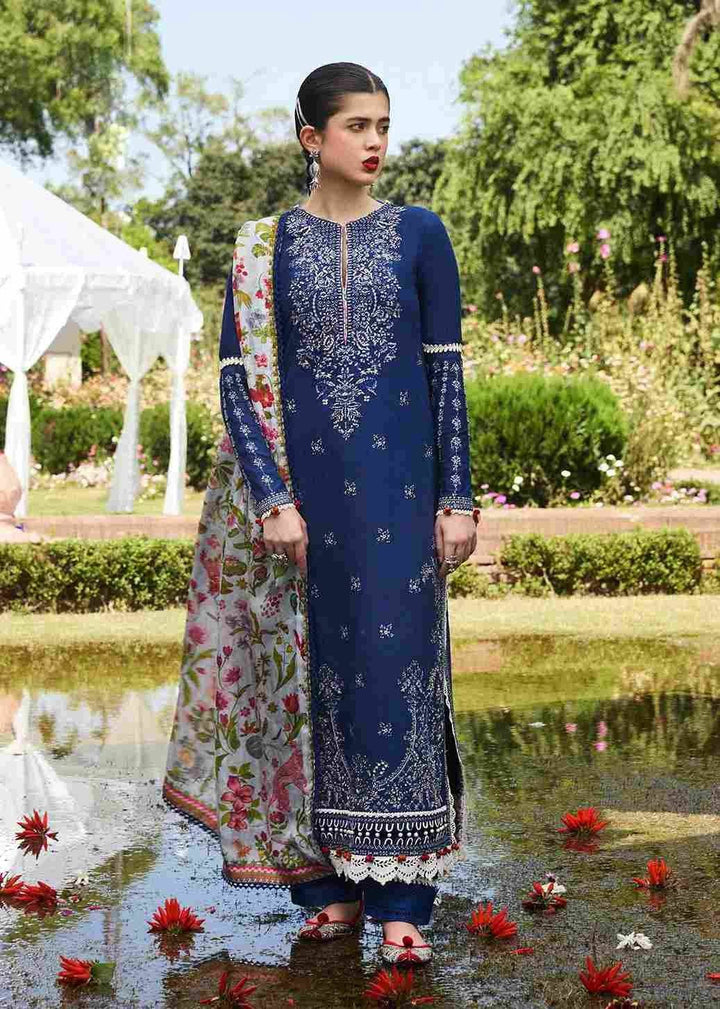 Huusain Rehar Lawn cyan