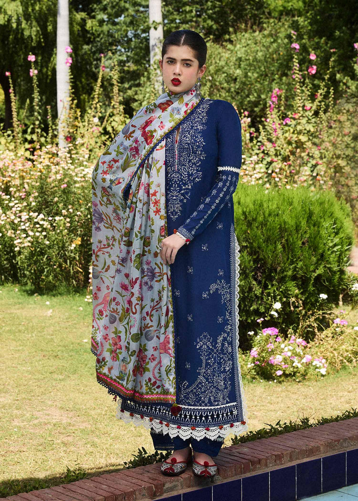 Huusain Rehar Lawn cyan