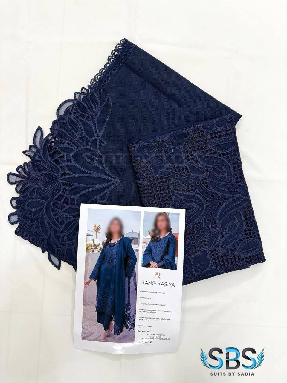 RANG-RASIA LAWN ROYAL BLUE 25
