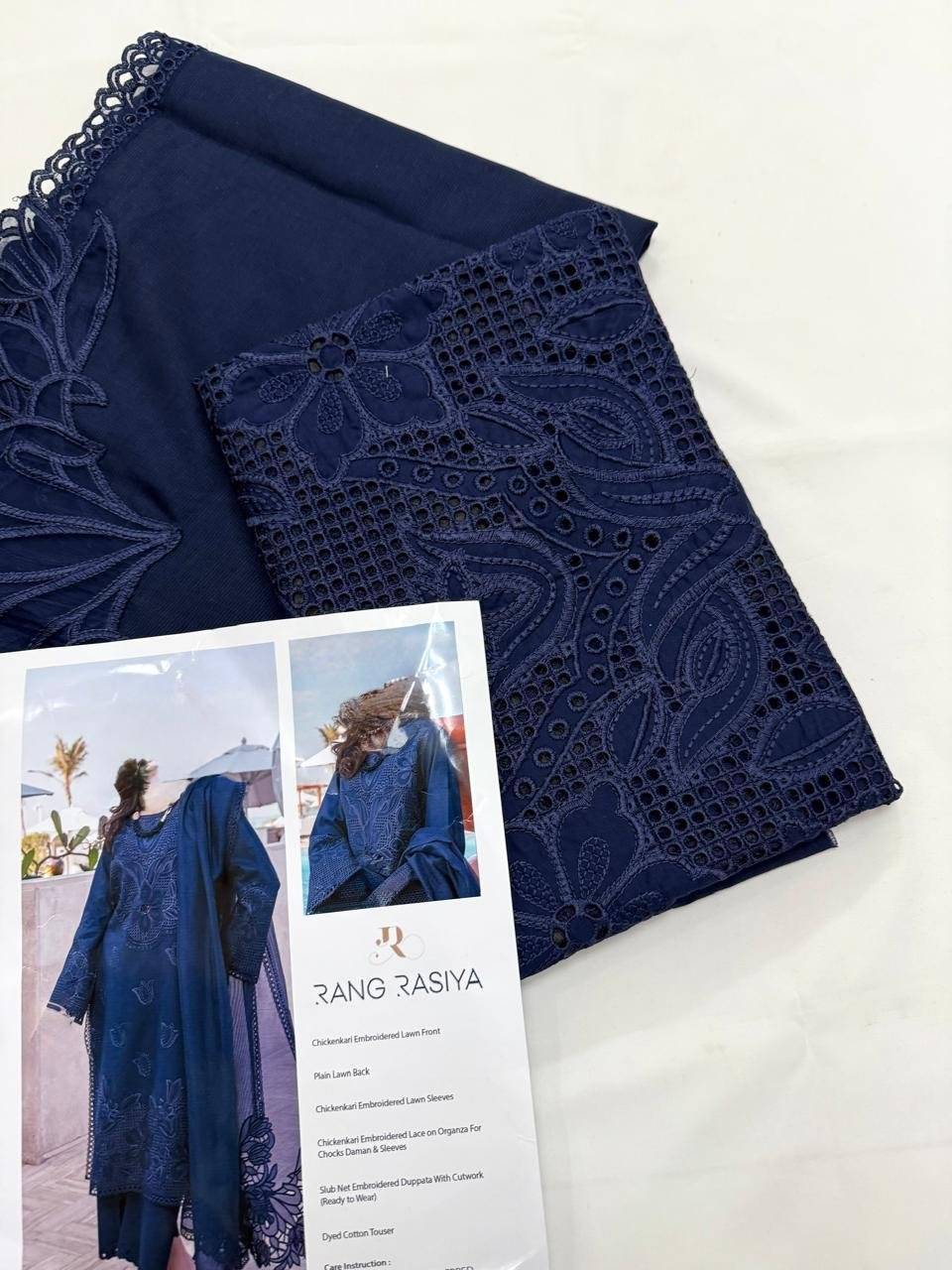 RANG-RASIA LAWN ROYAL BLUE 25