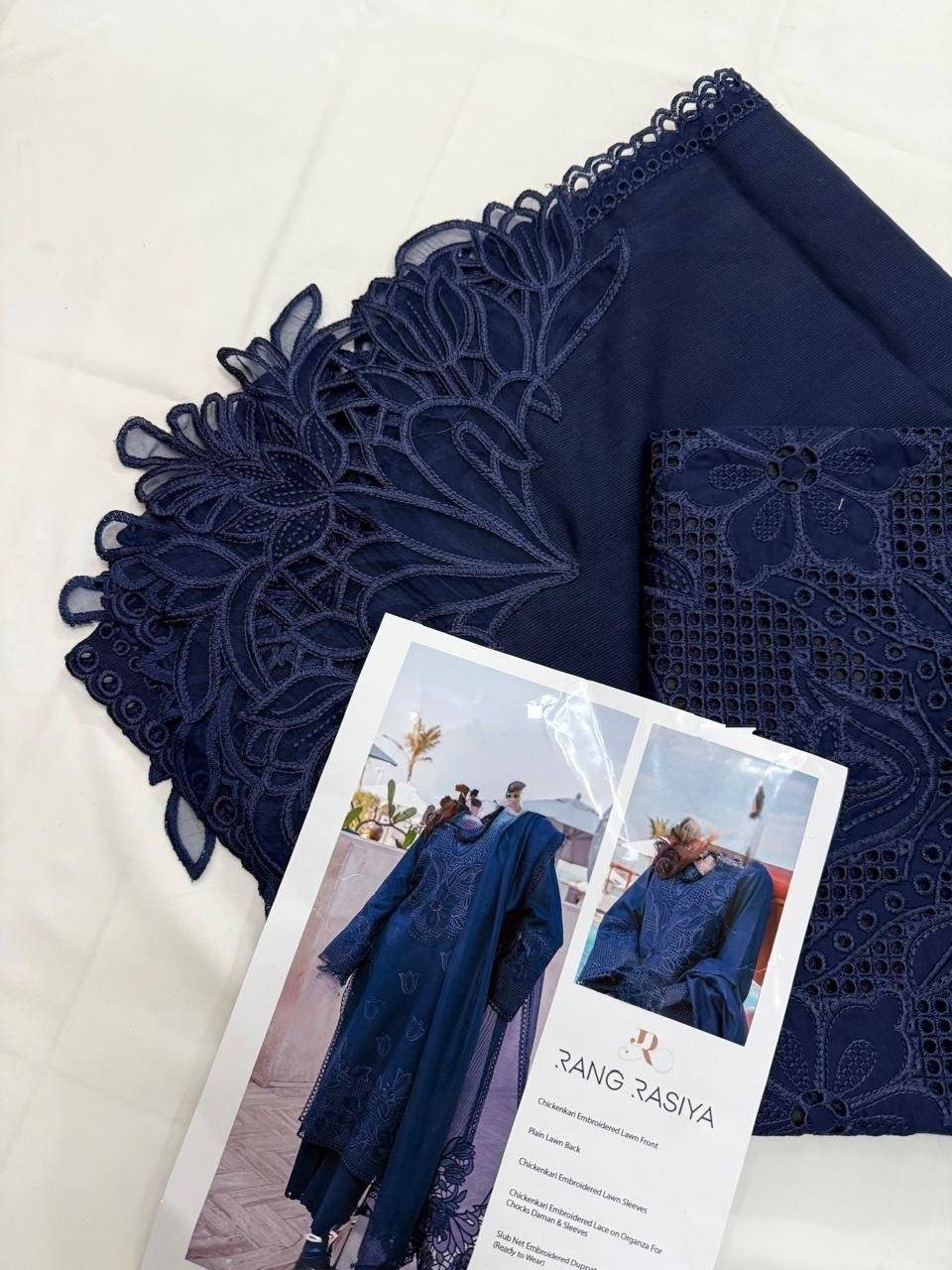 RANG-RASIA LAWN ROYAL BLUE 25