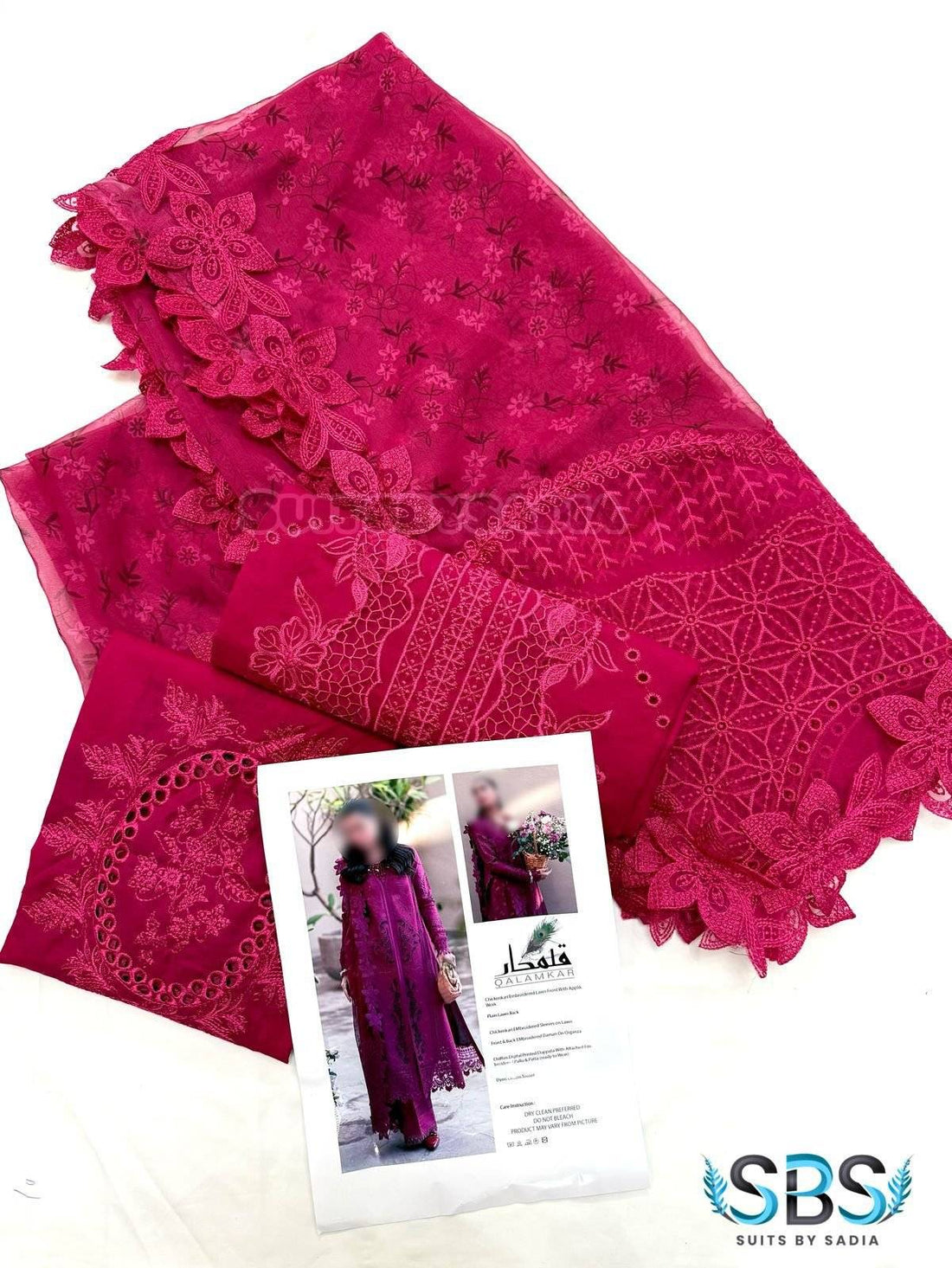 QALAMKAR VOILET LAWN 25