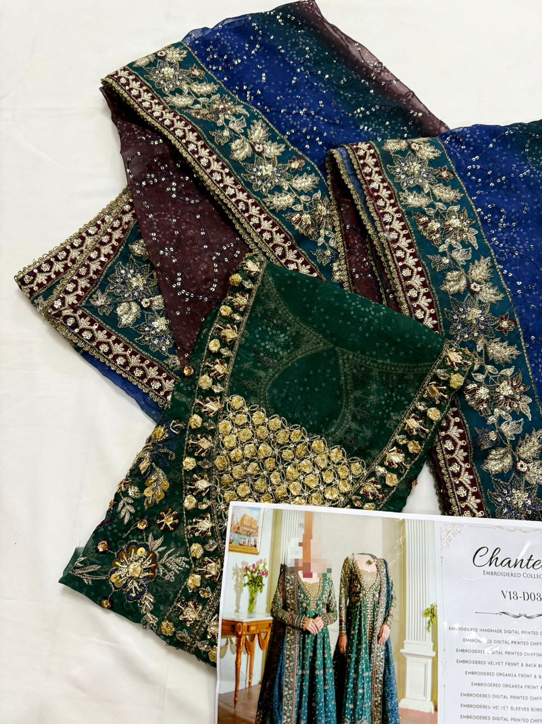 BAROQUE CHANTELLE (Teal Blue) 25
