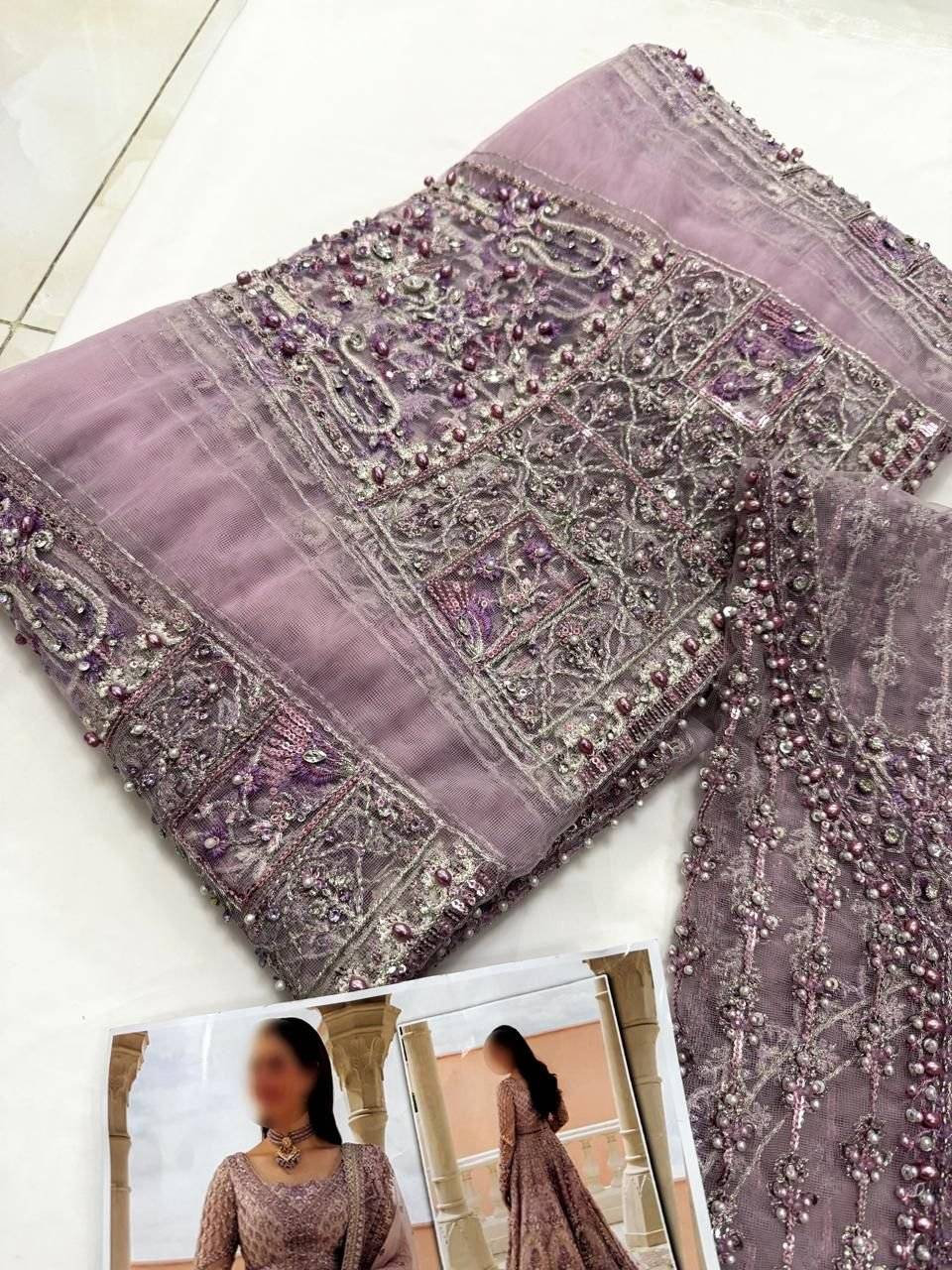 FAIZA SAQ MAXI LILAC HANIA