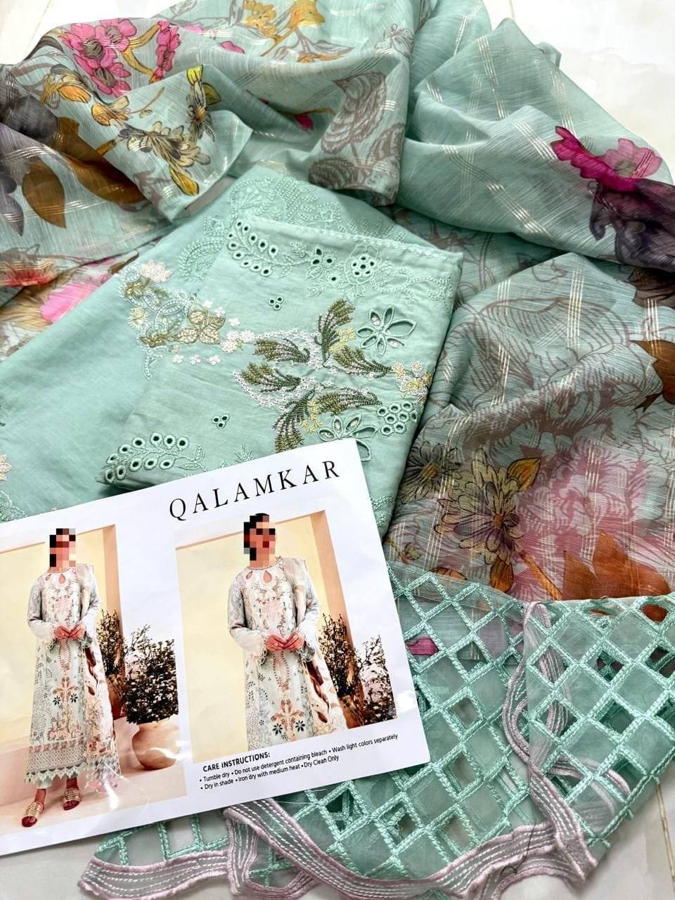 QALAMKAR LAWN Qline pastels