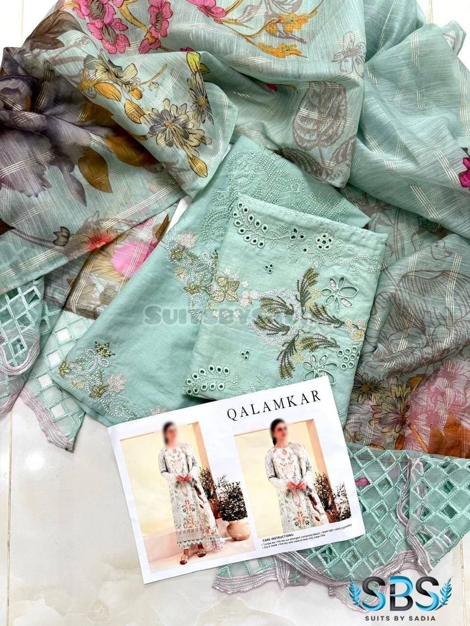 QALAMKAR LAWN Qline pastels