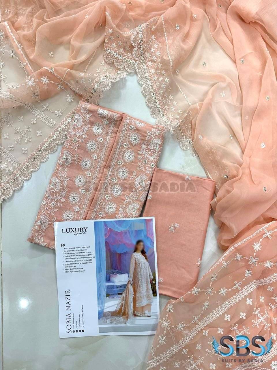 SOBIA NAZIR LAWN PEACHIES EDITS