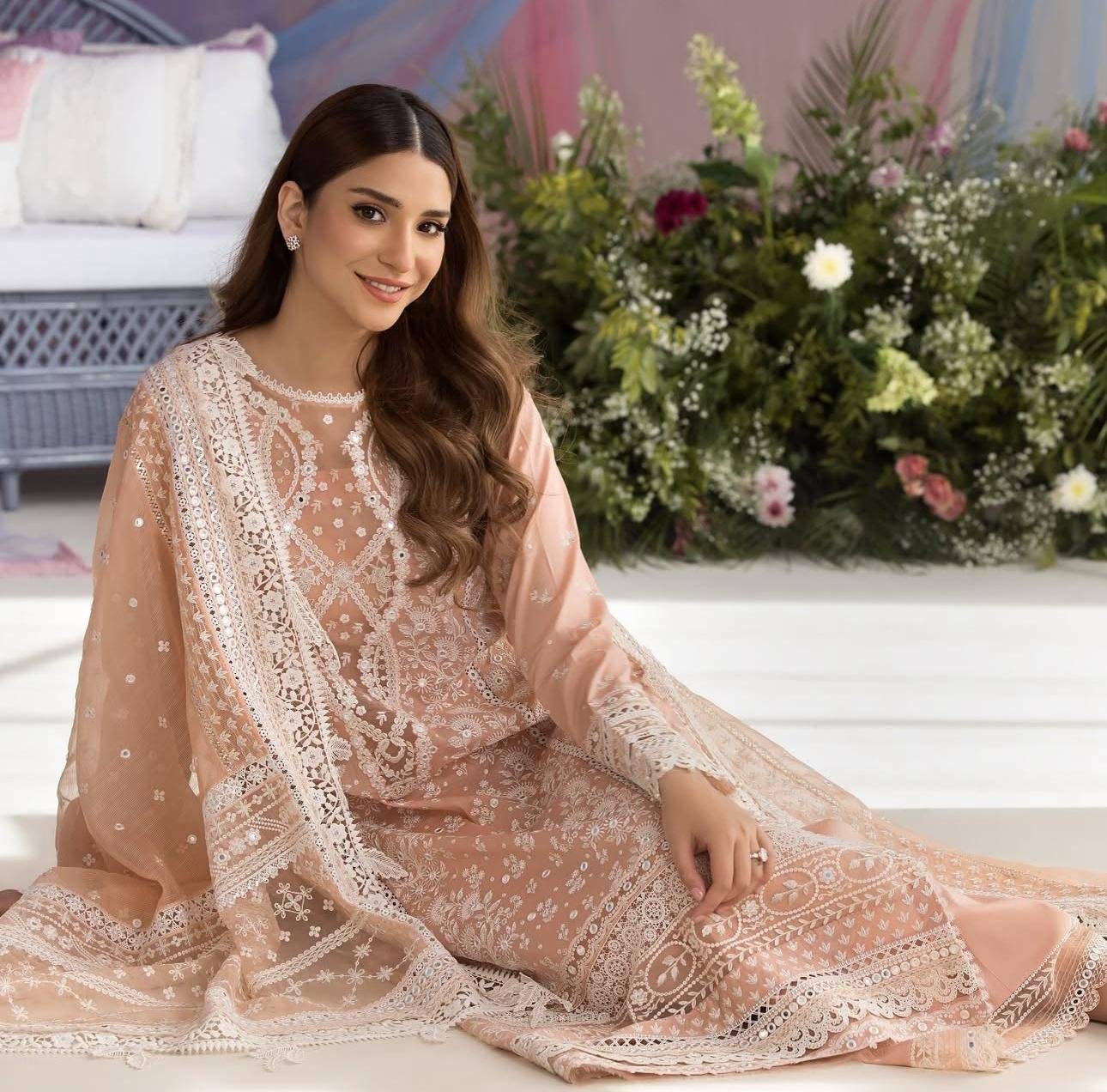 SOBIA NAZIR LAWN PEACHIES EDITS