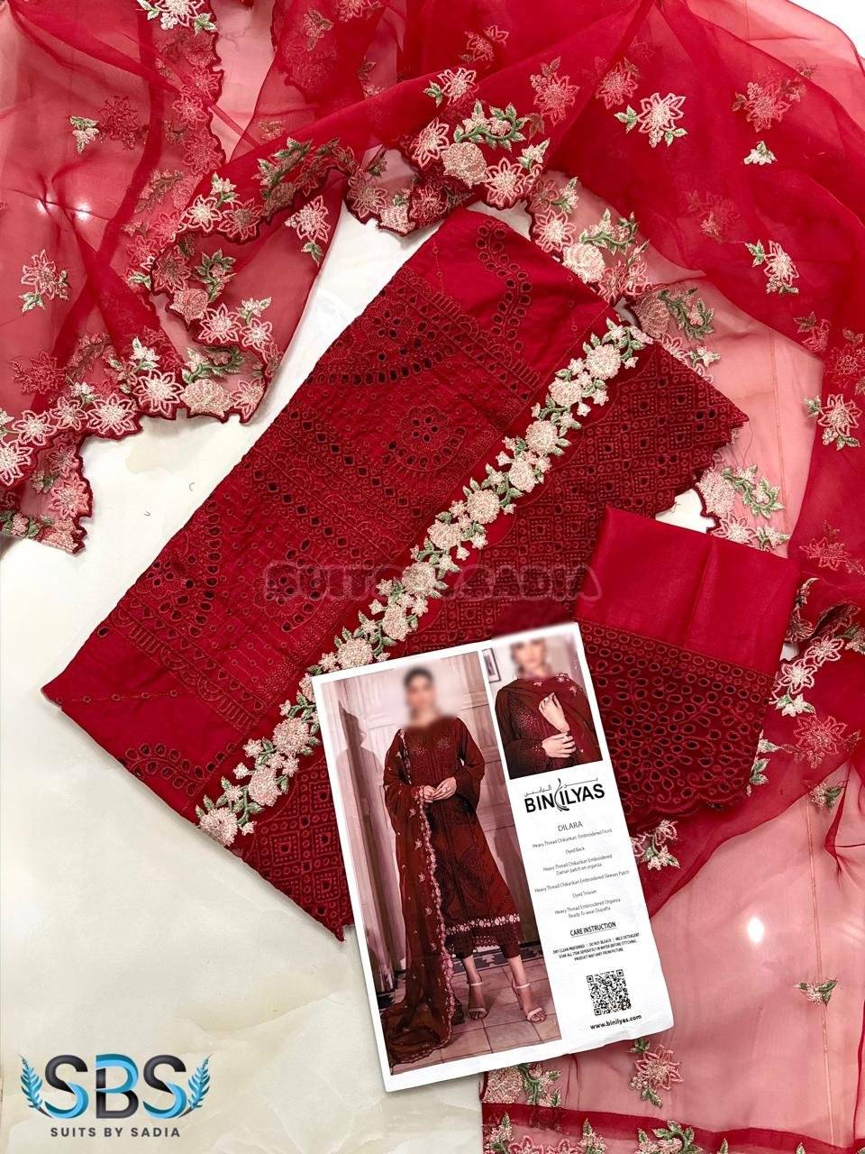 BIN ILYAS DILARA RED LAWN