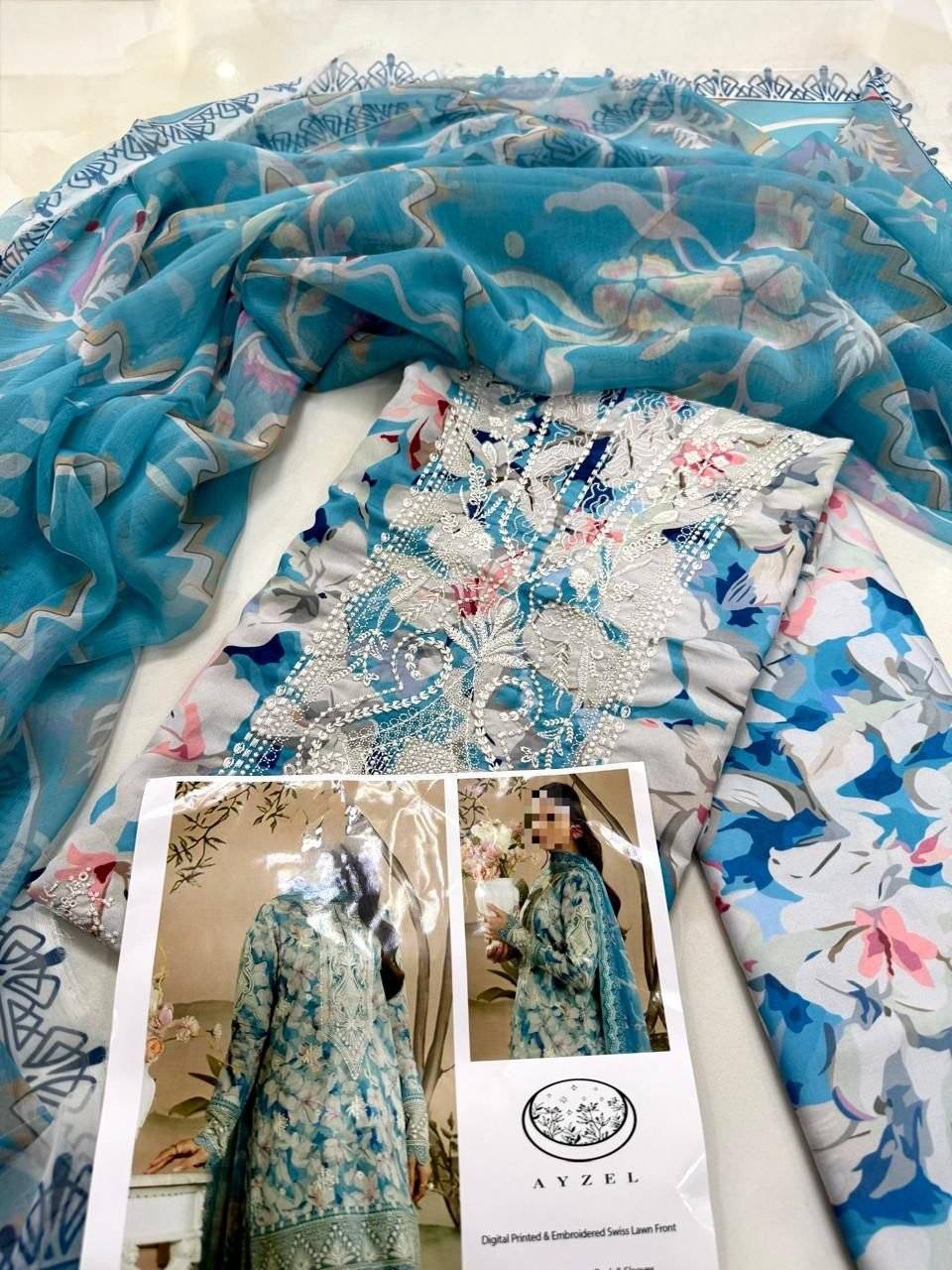 AYZEL SWISS LAWN CELIA