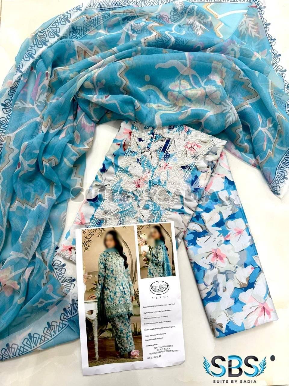 AYZEL SWISS LAWN CELIA