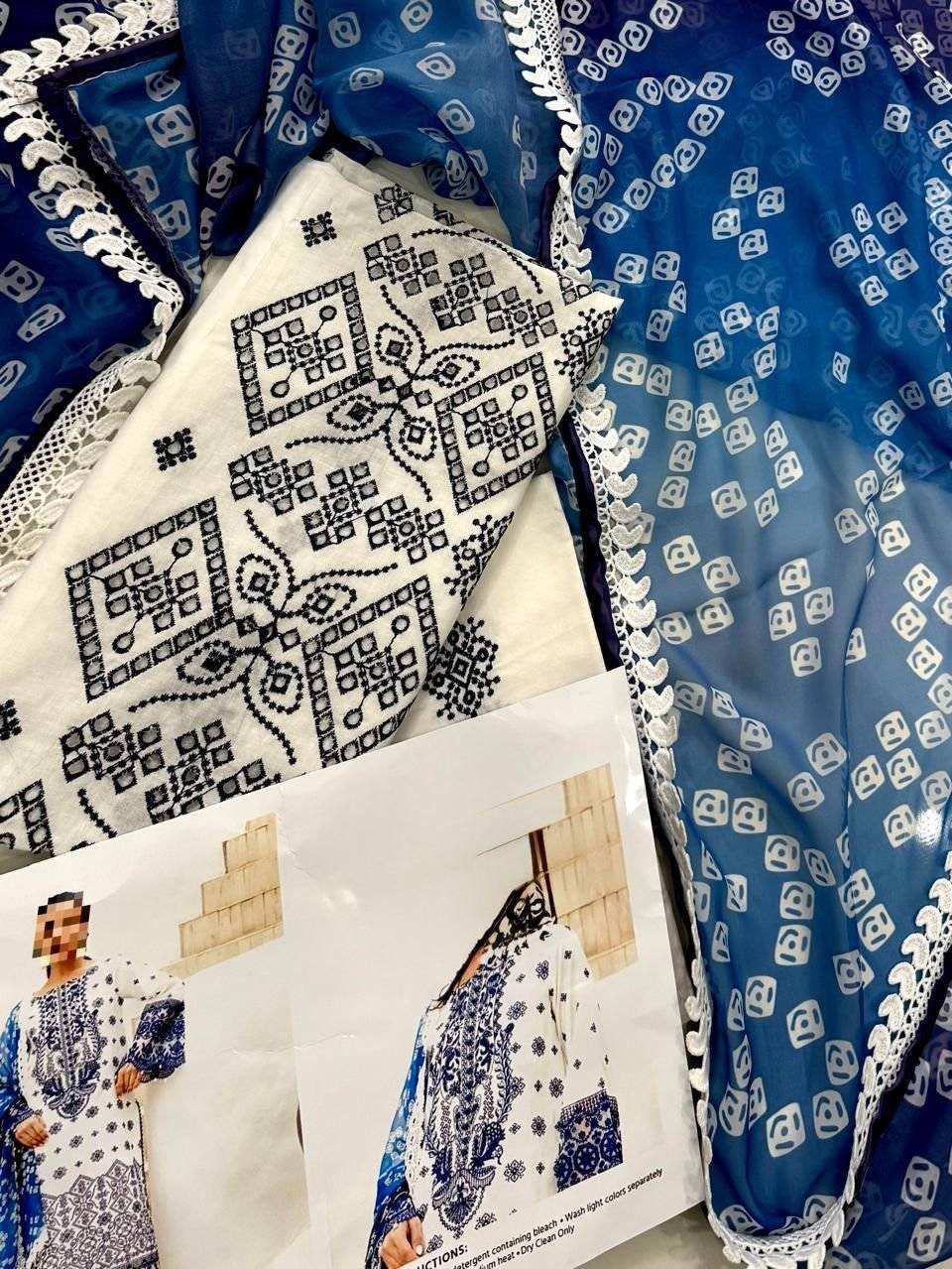 ZAINAB CHOTANI LAWN SOFY CHUNRI