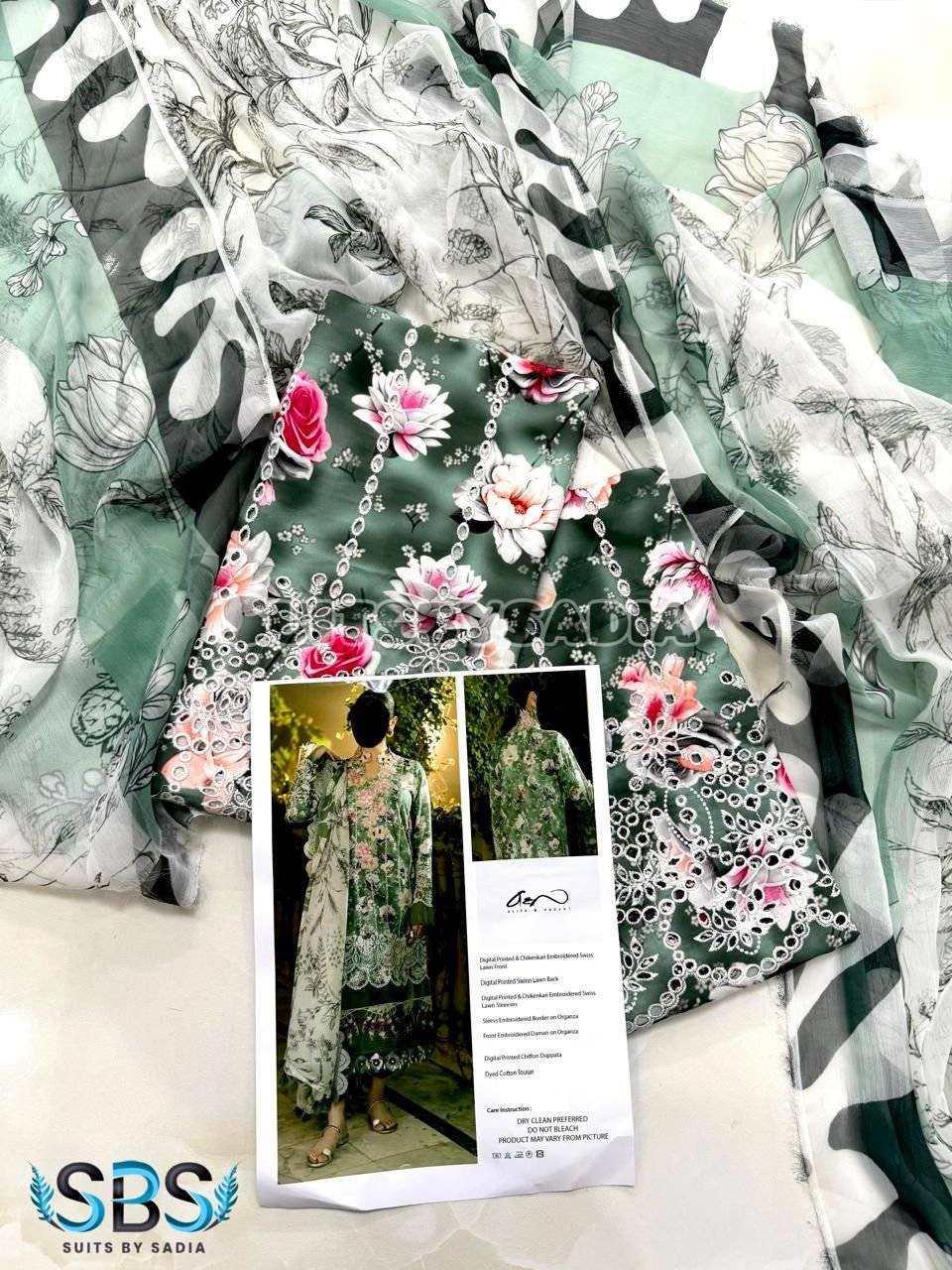 ASIFA NABEEL LAWN(Florance)