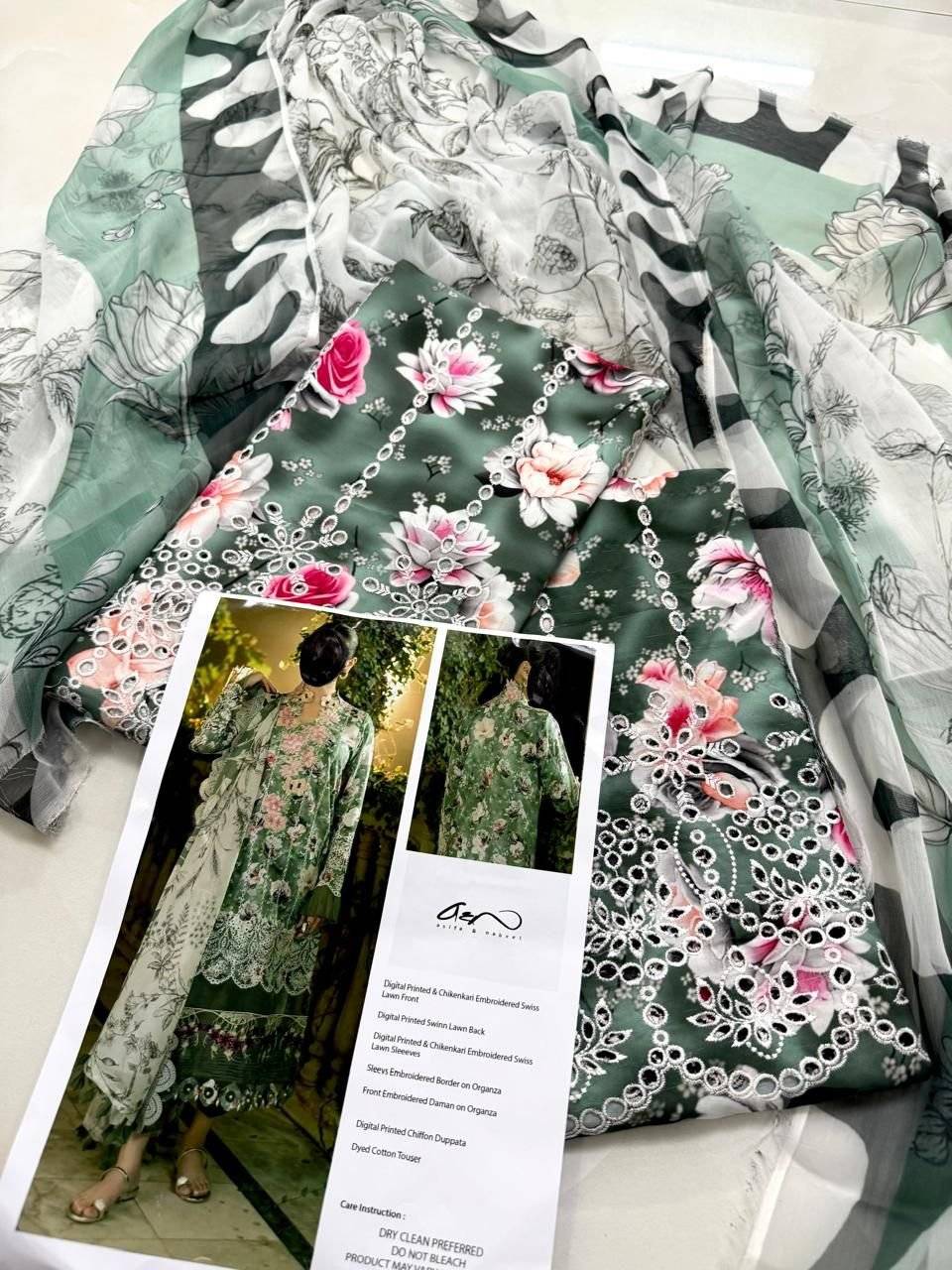 ASIFA NABEEL LAWN(Florance)