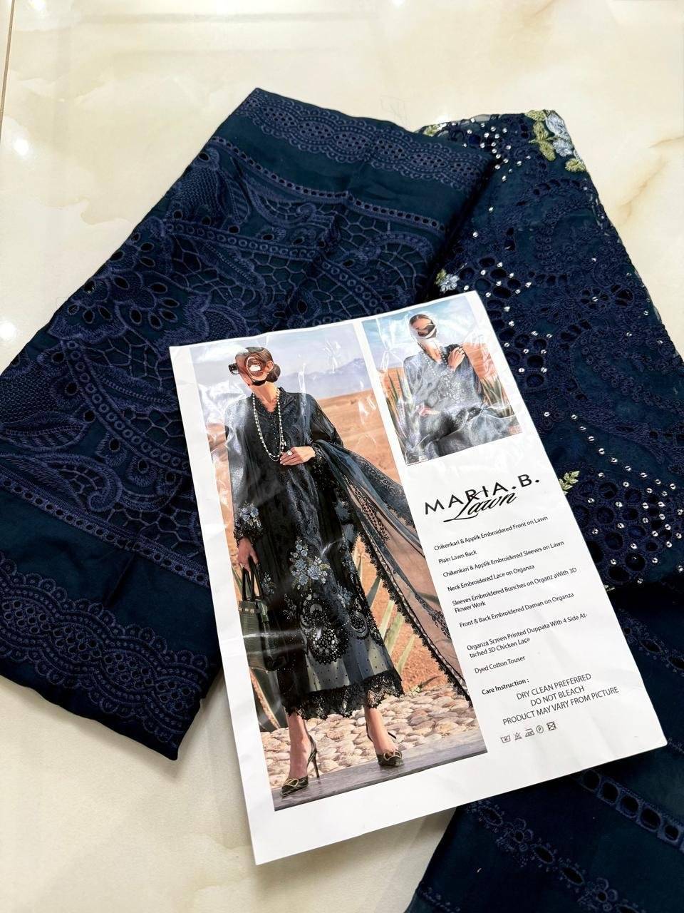 M.B LUXE LAWN ( MOROCO BLUE)