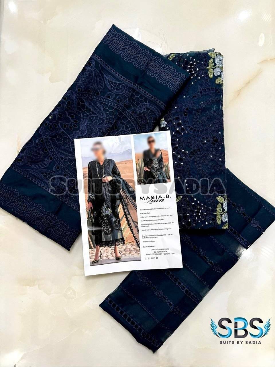M.B LUXE LAWN ( MOROCO BLUE)