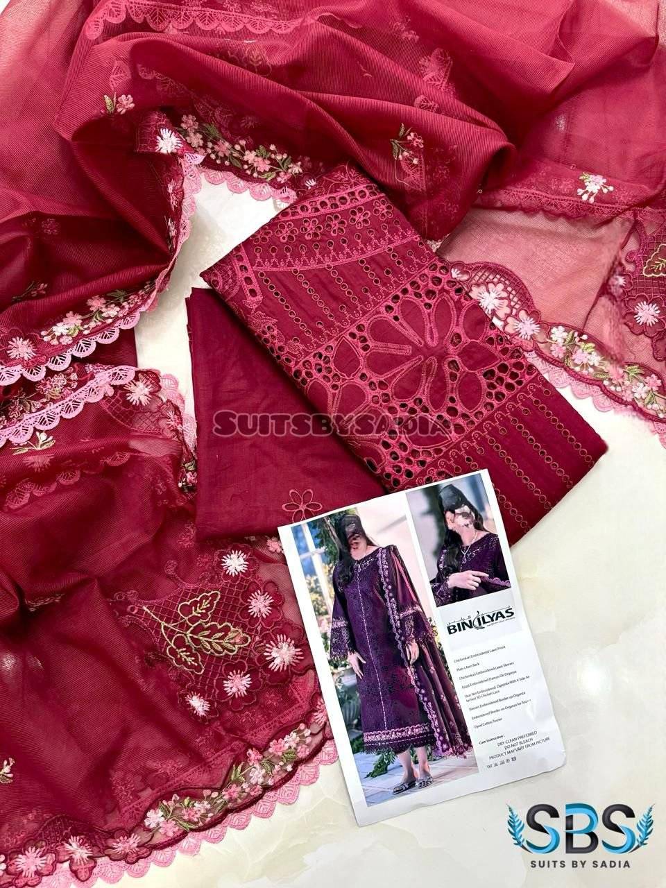 BIN ILYAS LAWN - Durfishan plum