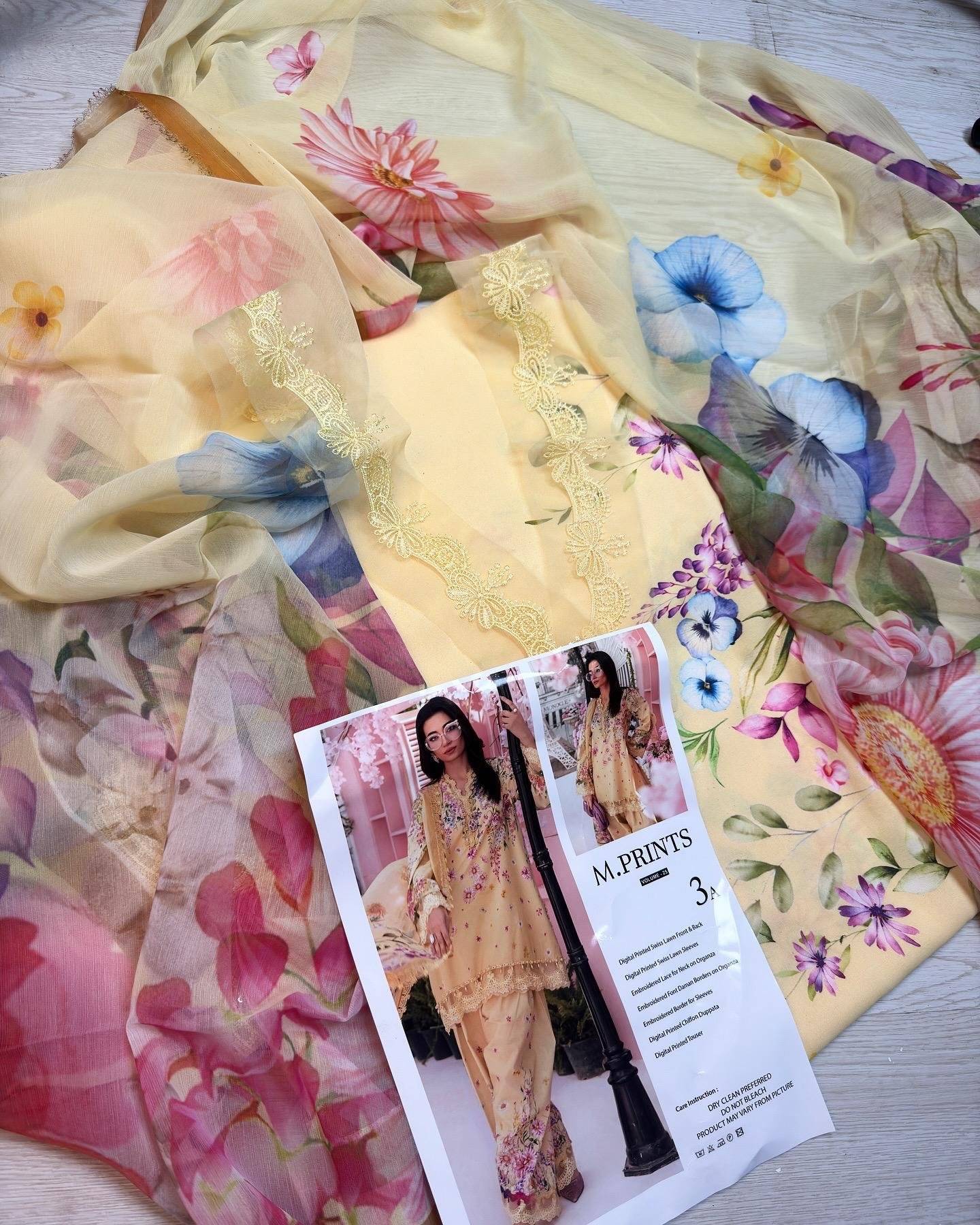 M.PRINTS LAWN - 3A LEMONADE