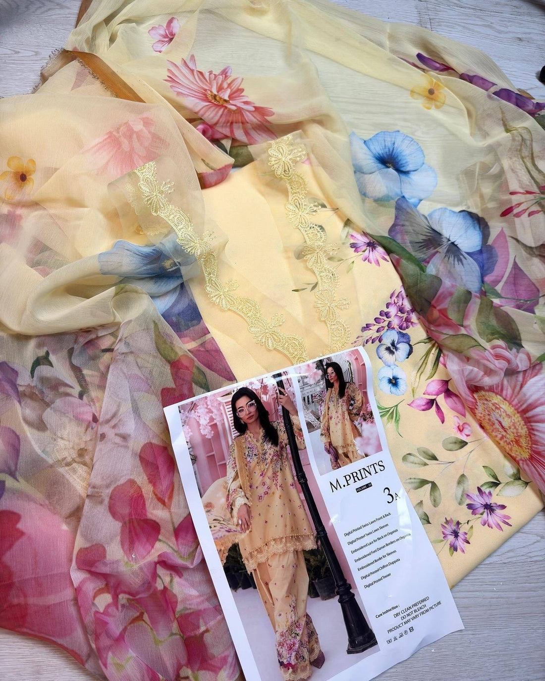 M.PRINTS LAWN - 3A LEMONADE