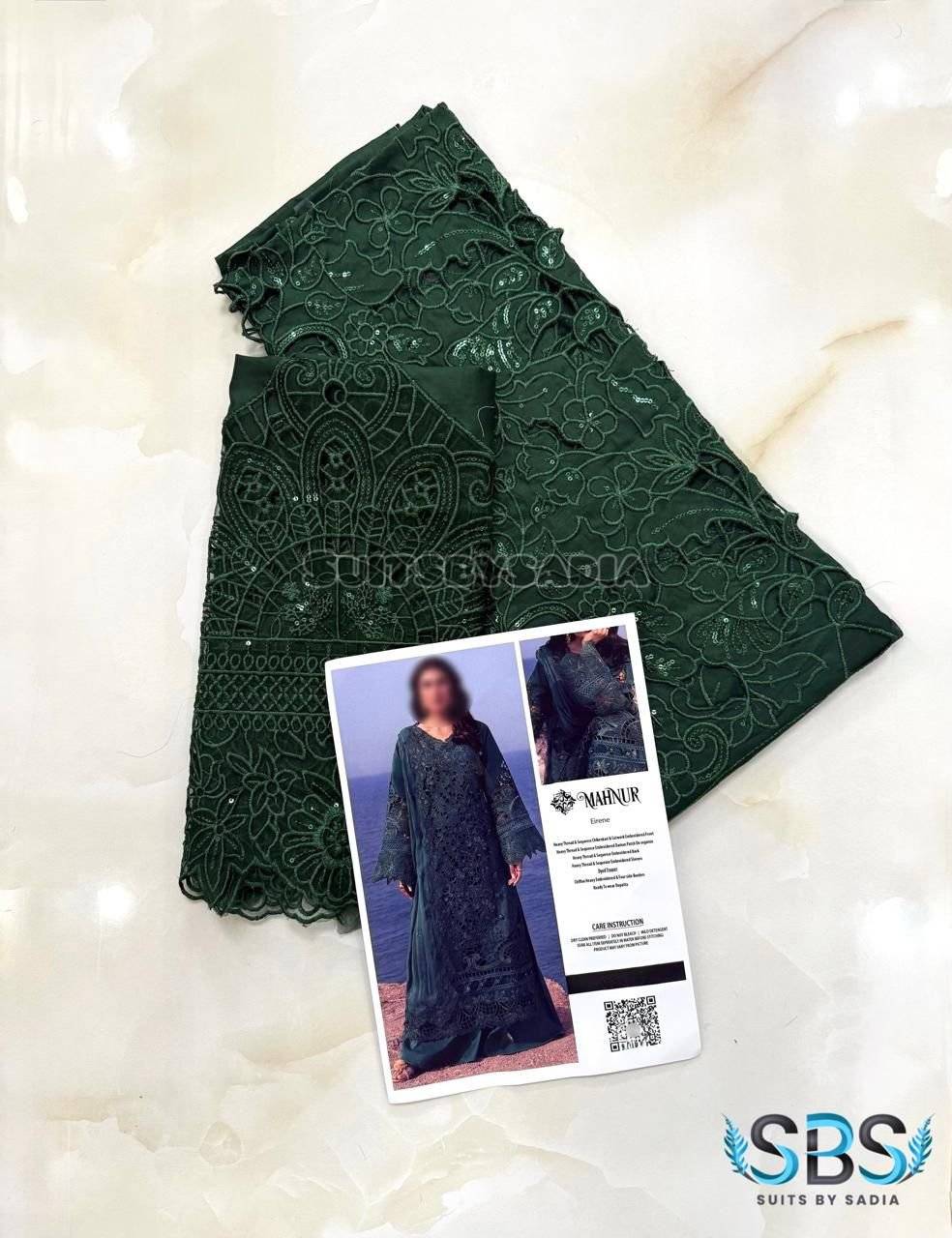 MAHNUR LAWN - Unstitch Ayeza