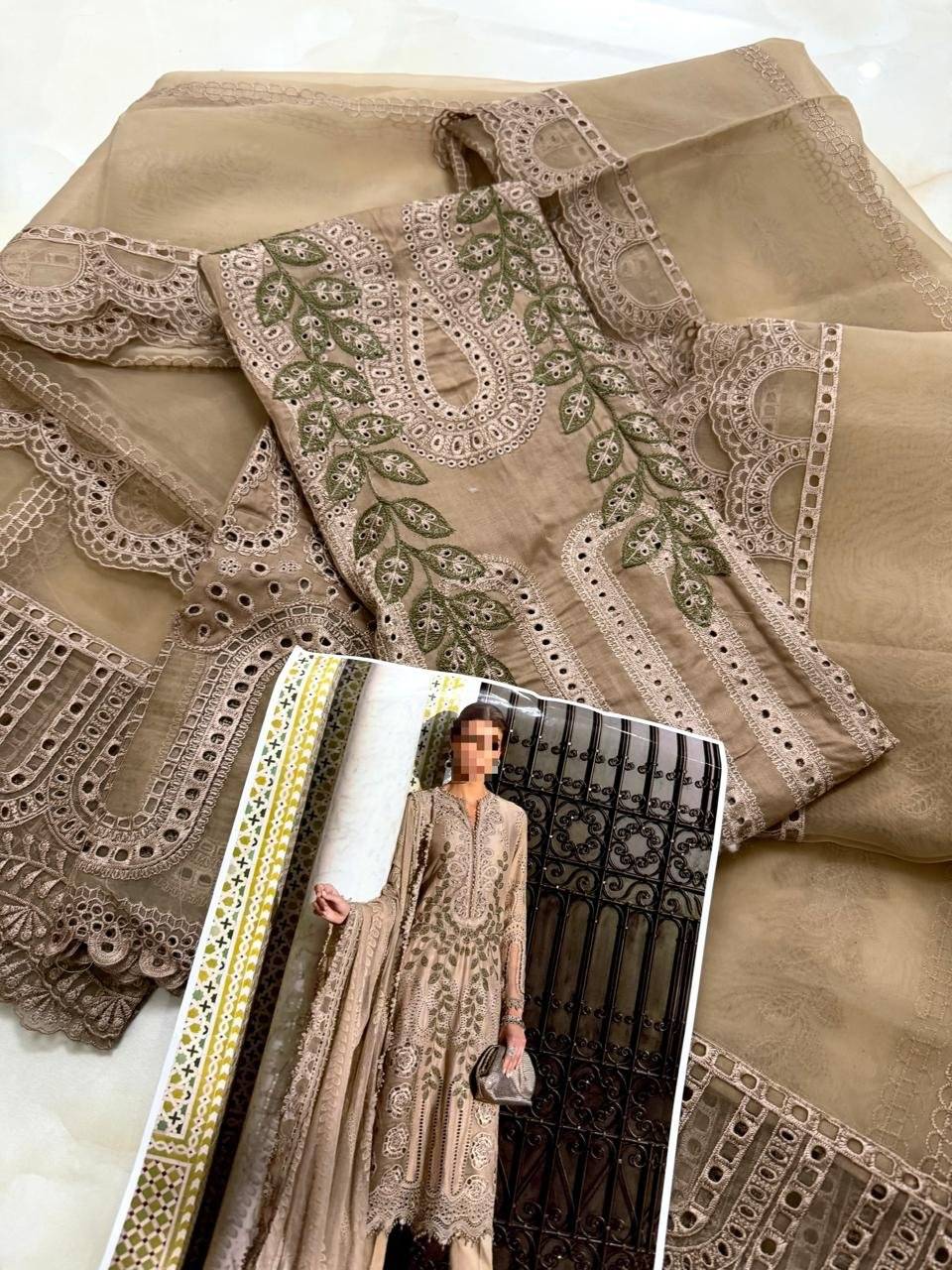M.B LAWN (Coffee-unstitch)
