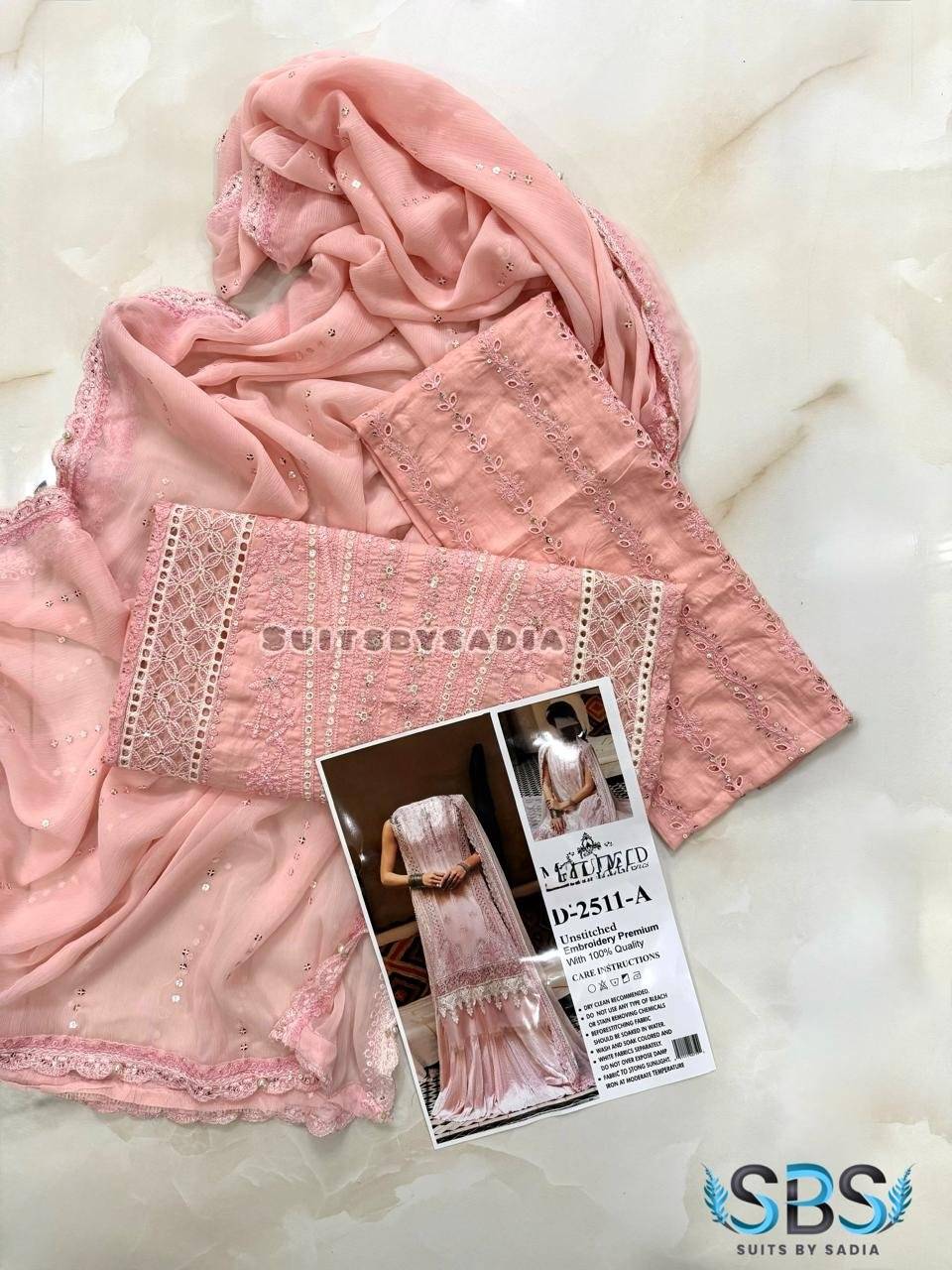 M.B lawn - Pink Palm