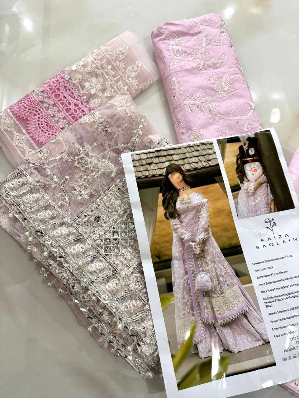 FAIZA SAQLAIN - LAWN SOMA