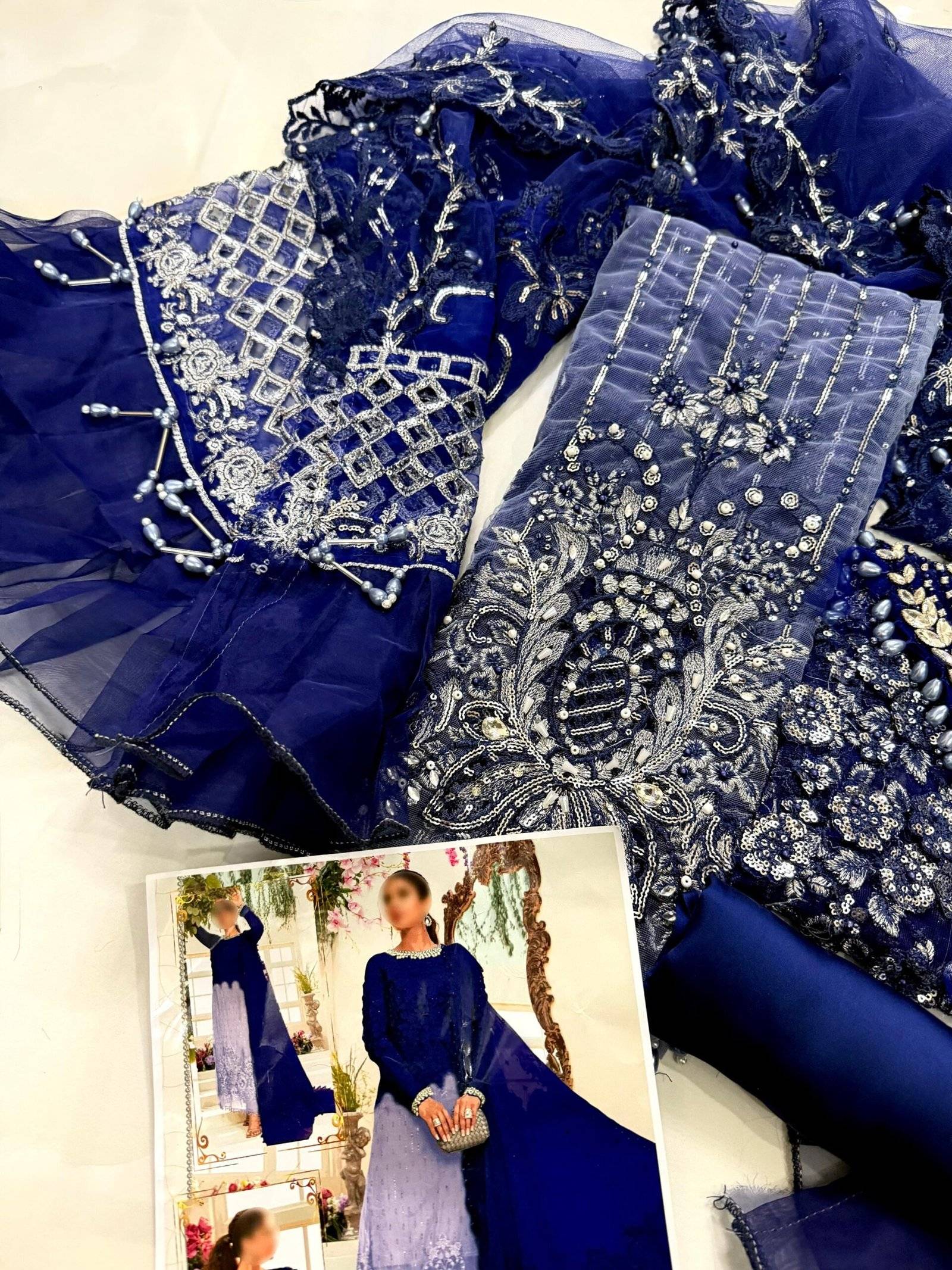 SONIYA BLUE - NET 2 Tone
