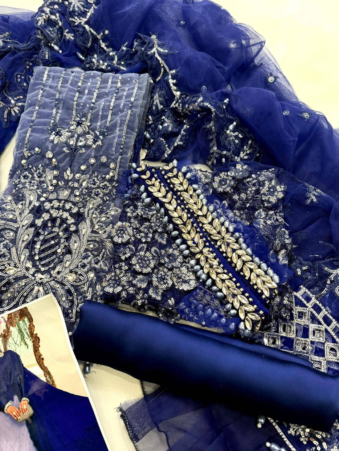 SONIYA BLUE - NET 2 Tone