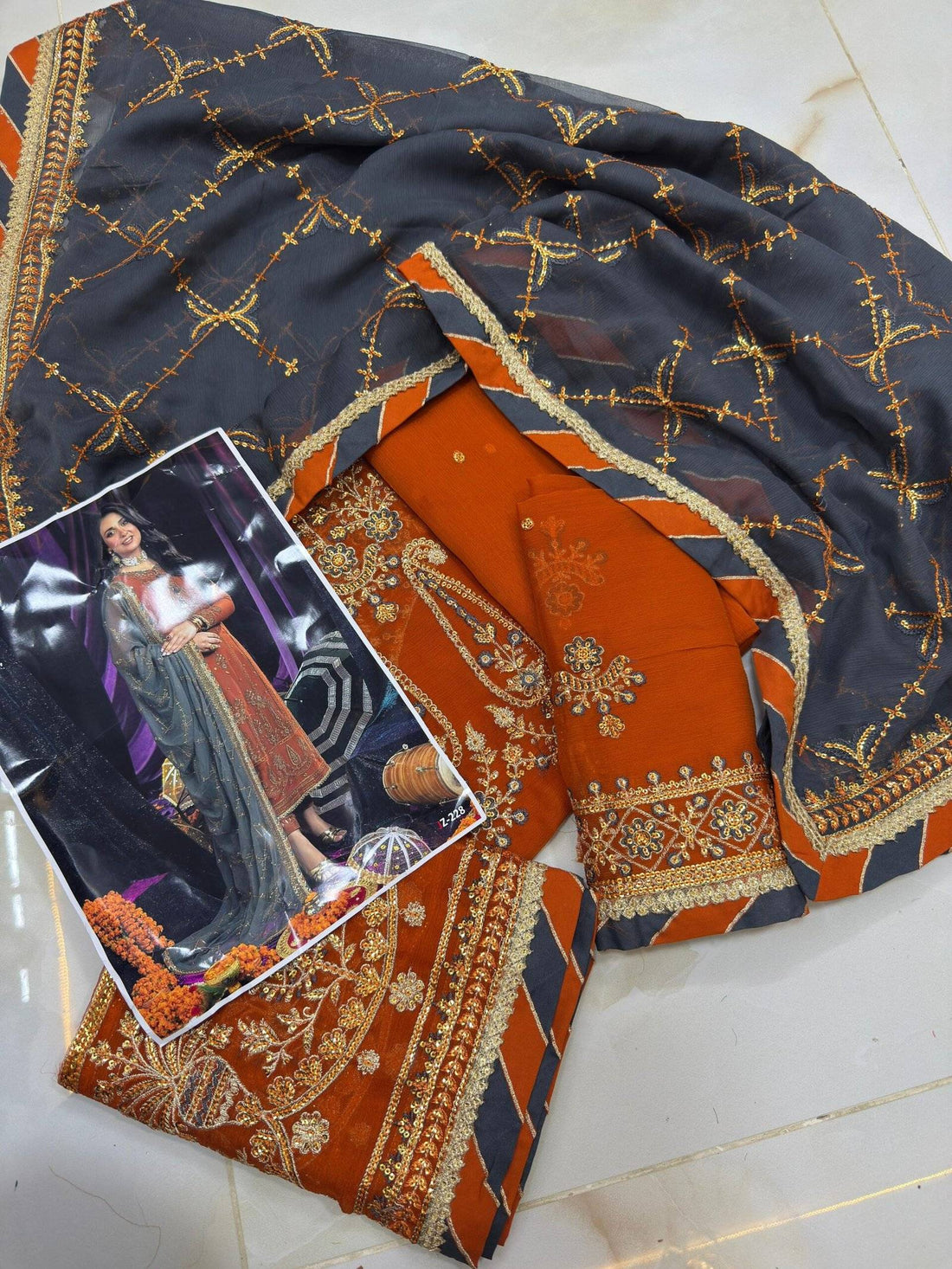 ASIM JOFA CHIFFON-AJ SARAKHAN