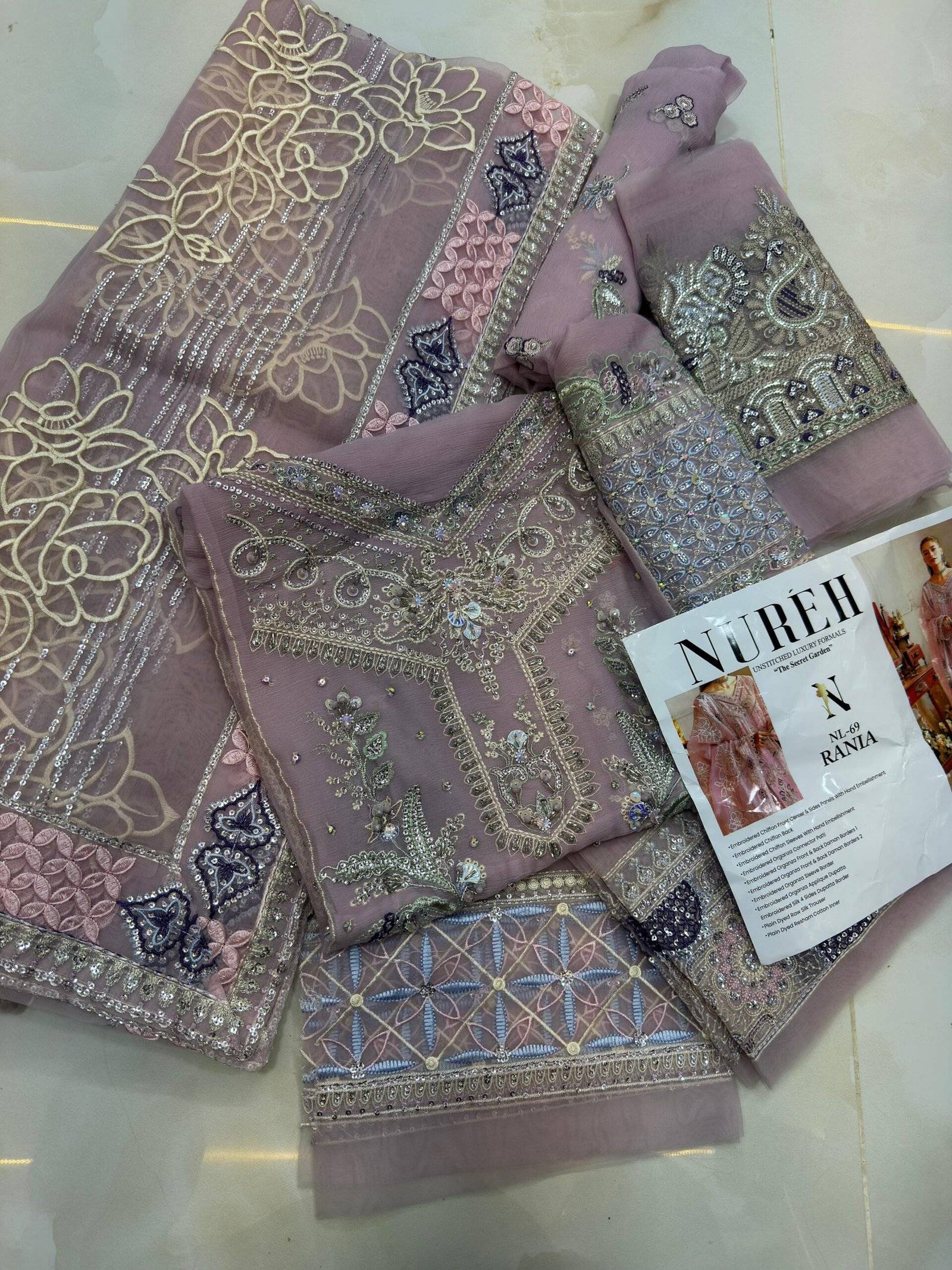 NUREH Jhumroo - Rania Lilac