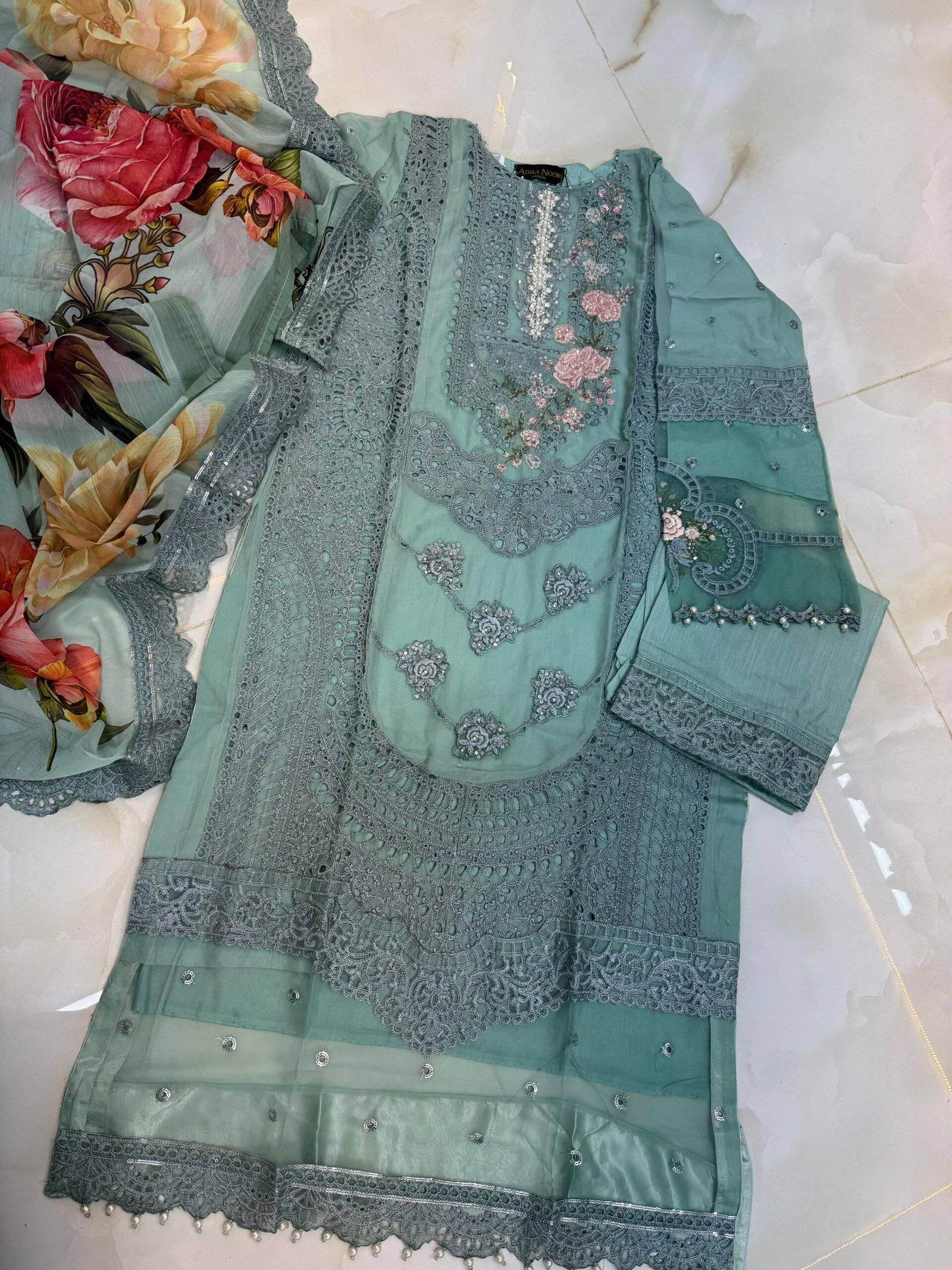 Chiffon MB DEEP BLUE Ensemble