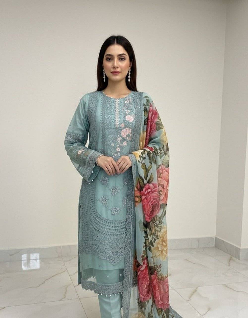 Chiffon MB DEEP BLUE Ensemble