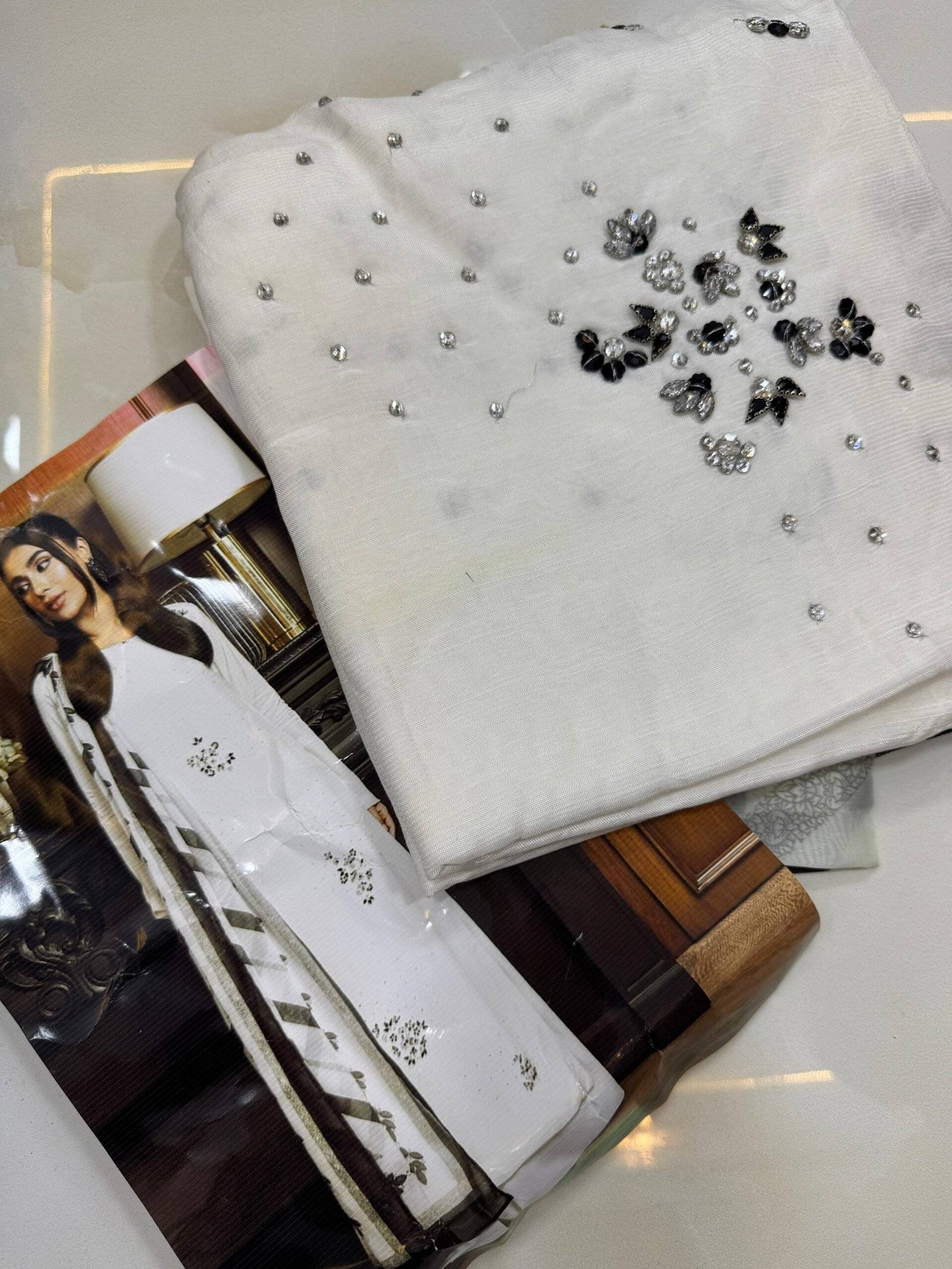 LULUSAR - Raw Silk ivory