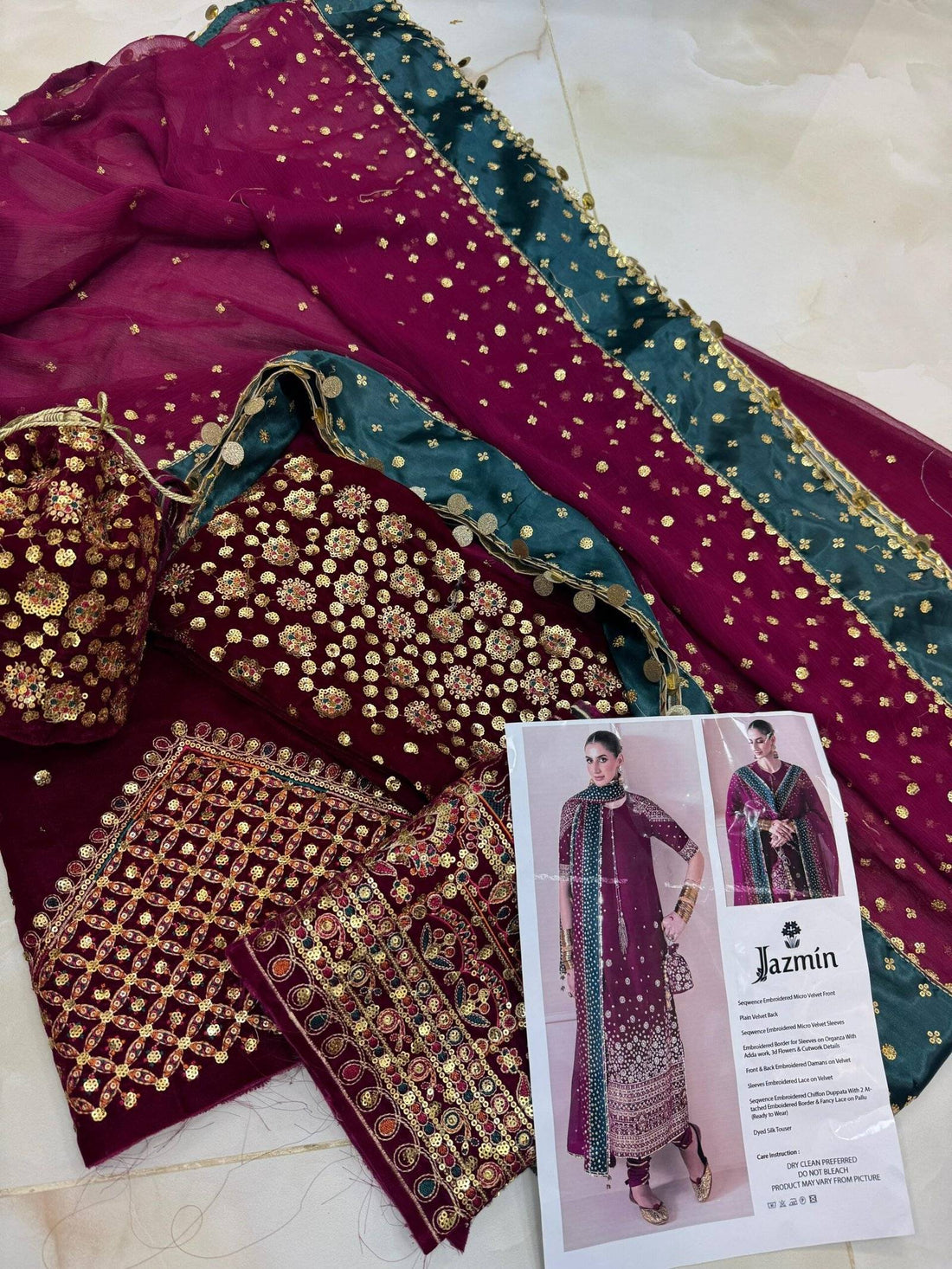 Jazmin Velvet Formal - chandni Atishi