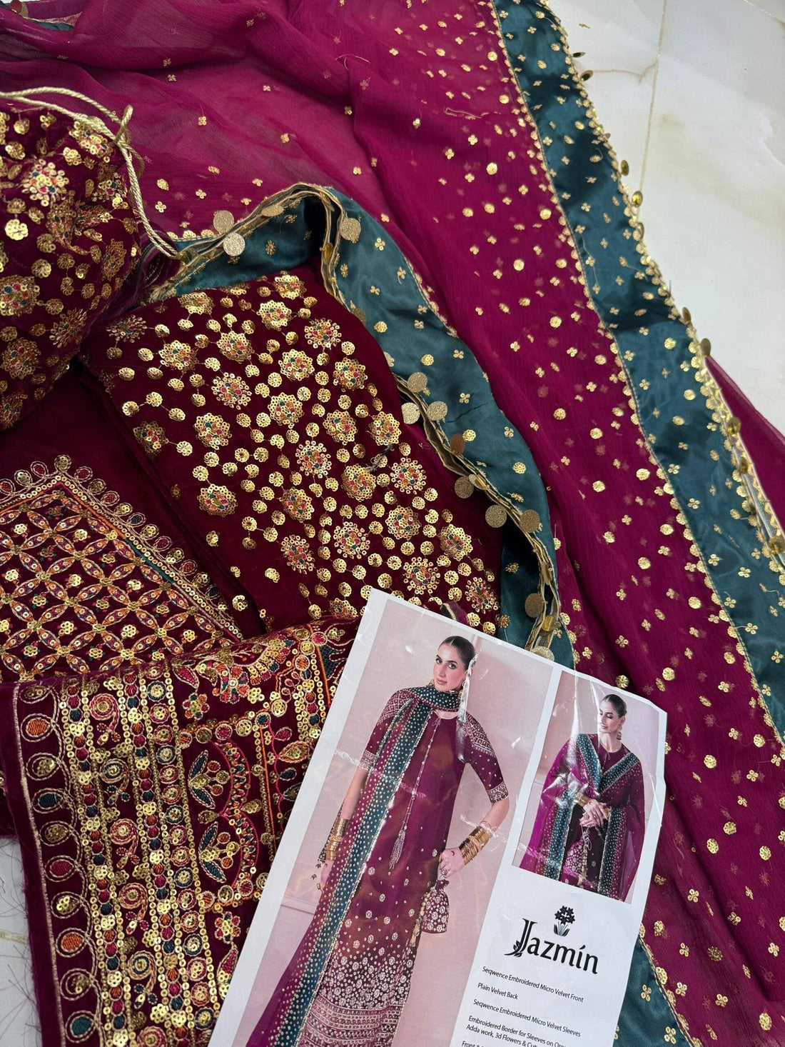 Jazmin Velvet Formal - chandni Atishi