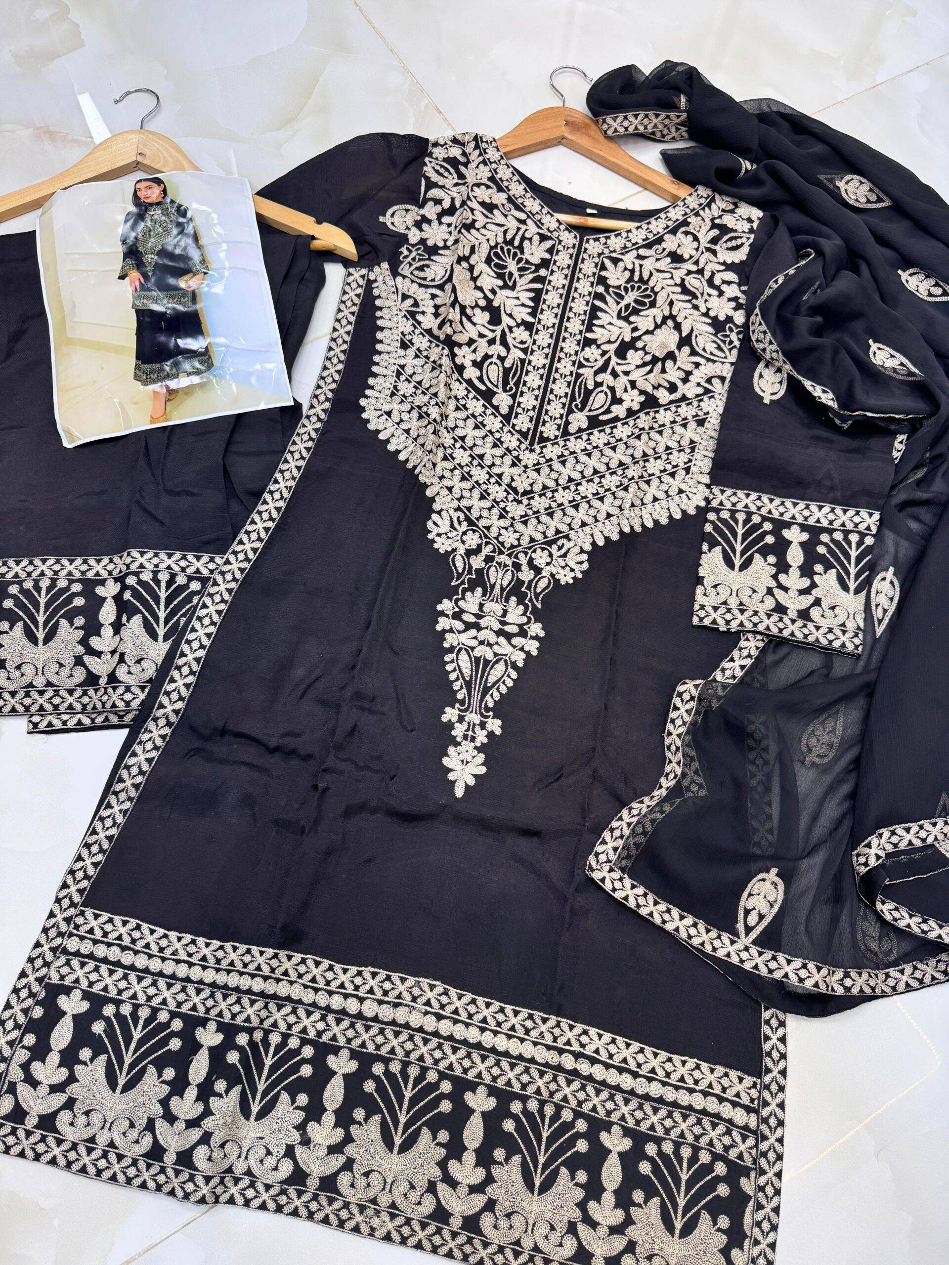 Stylish 3 Pc - Black coal