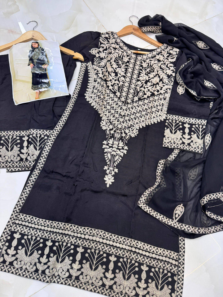 Stylish 3 Pc - Black coal