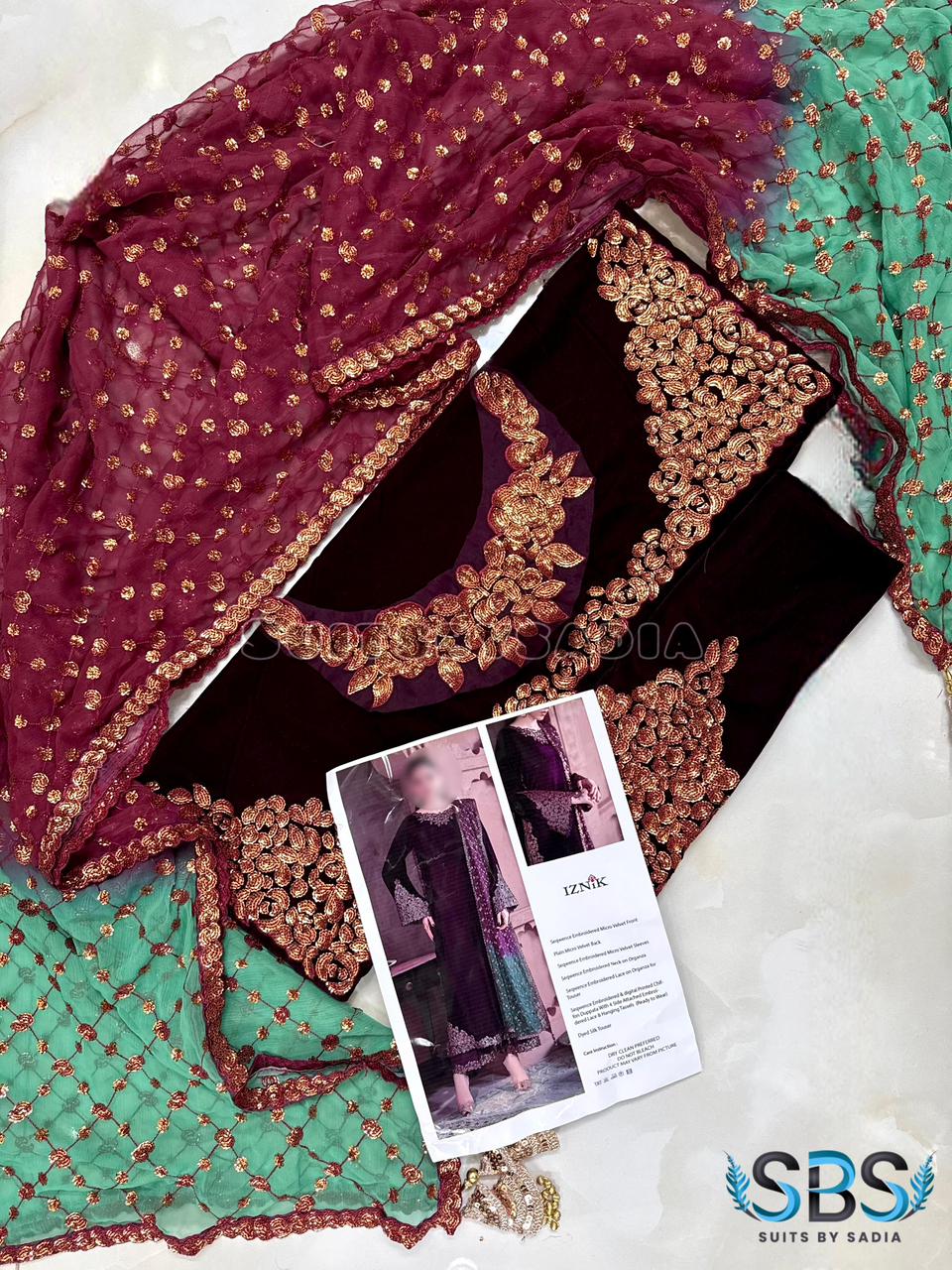 Iznik - Maroon Velvet 89