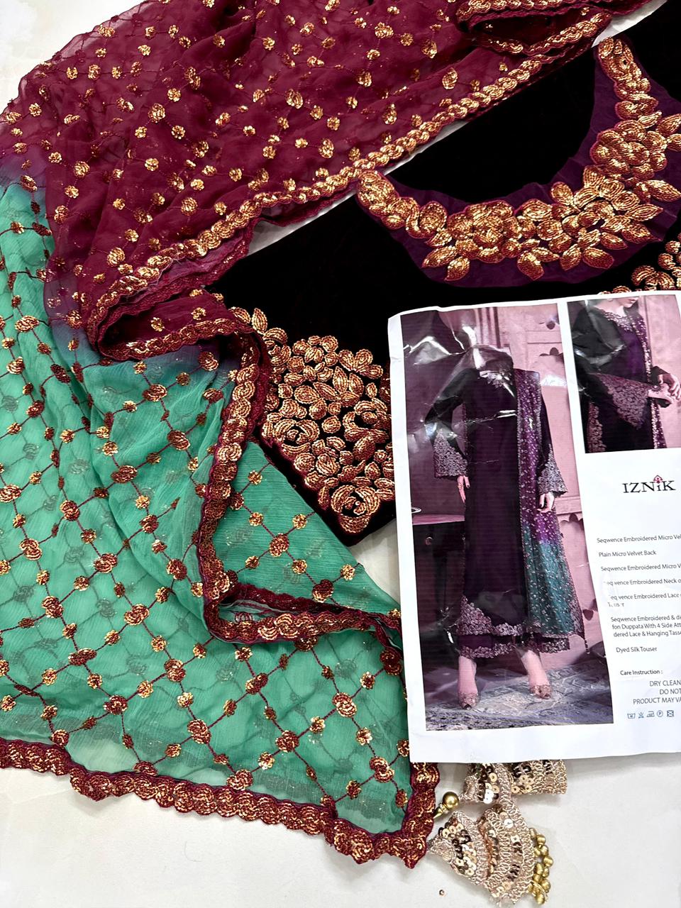 Iznik - Maroon Velvet 89
